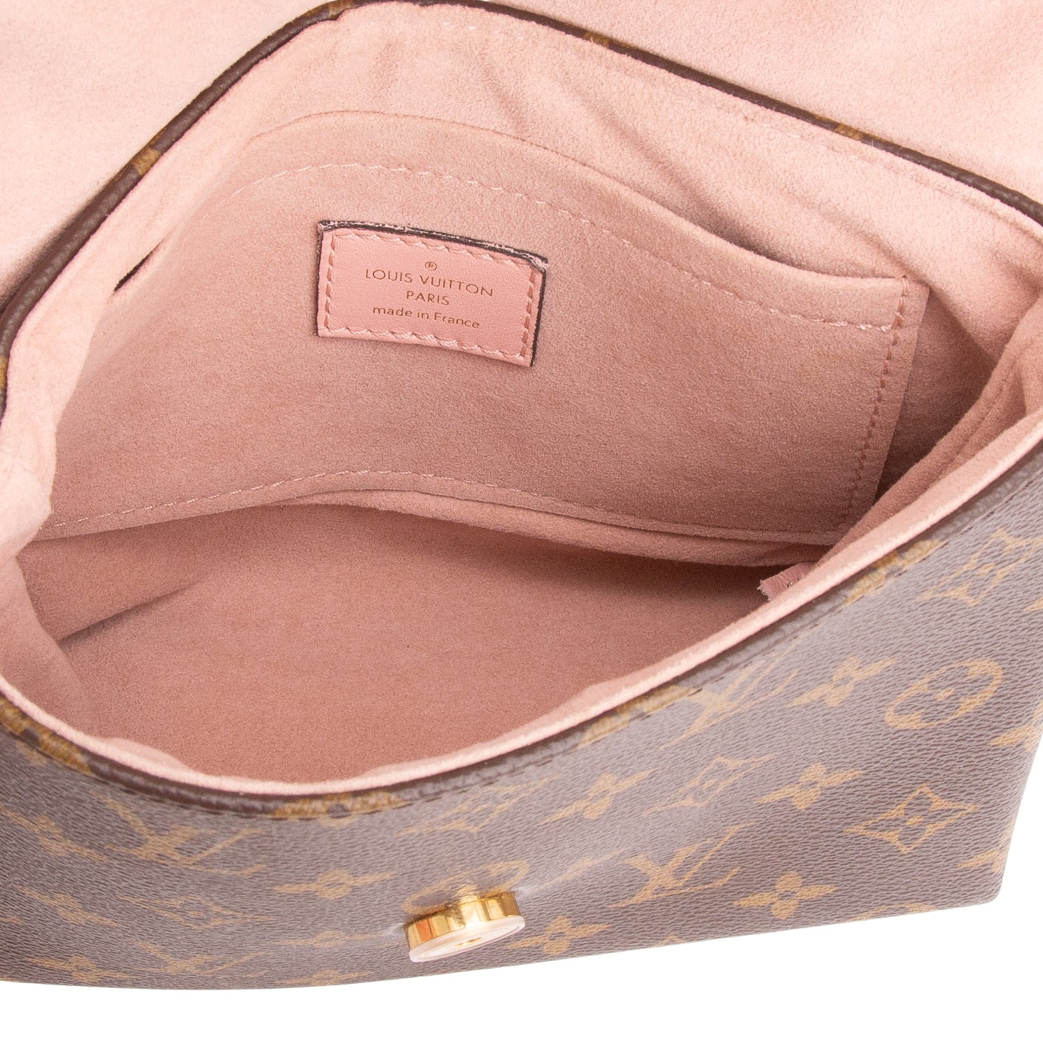Louis Vuitton Monogram Pink Leather Locky BB w/ Strap