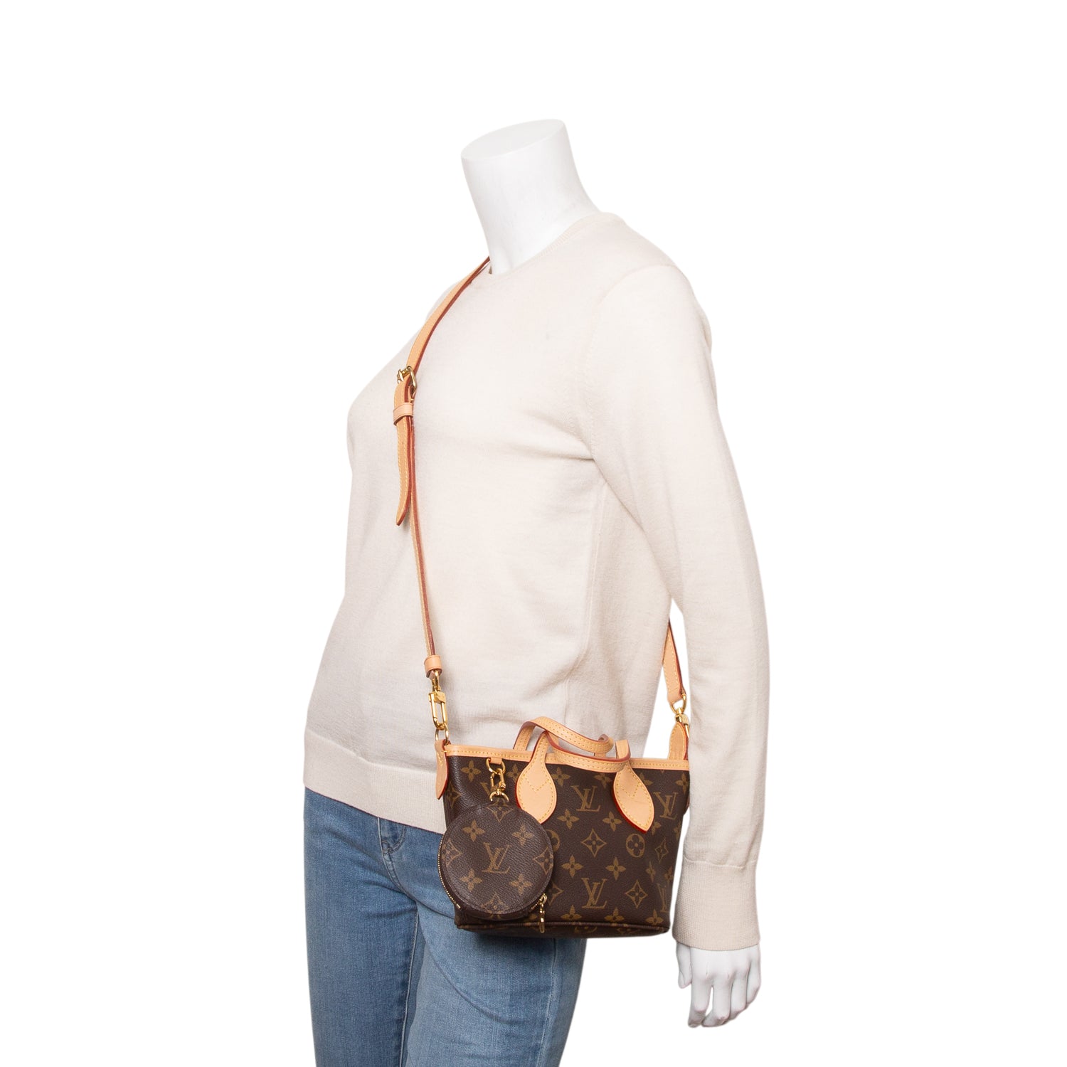 Louis Vuitton Monogram Neverfull BB w/ Strap