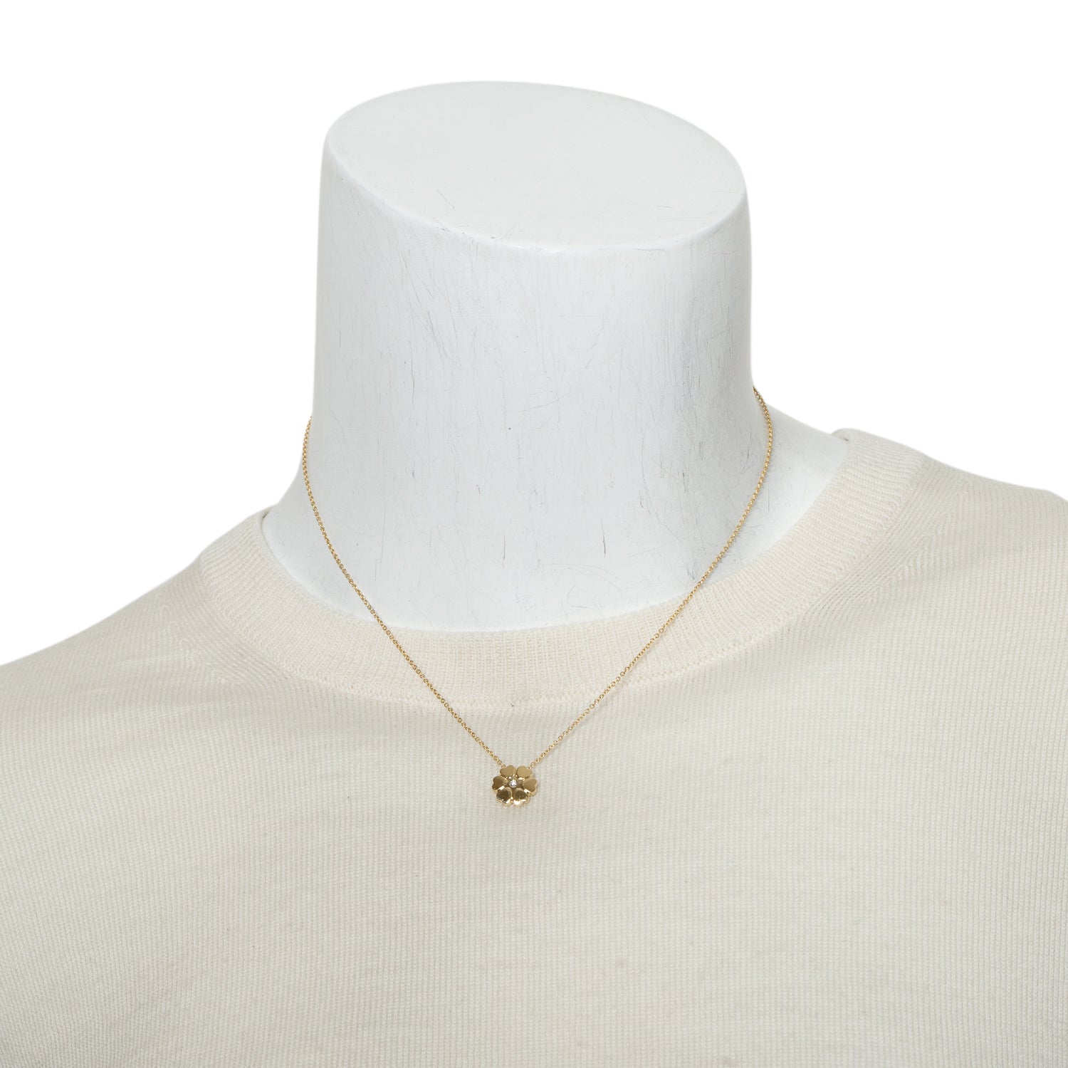 Tiffany & Co. Paloma Picasso 18k Yellow Gold Diamond Crown of Hearts Pendant Necklace w/ Box