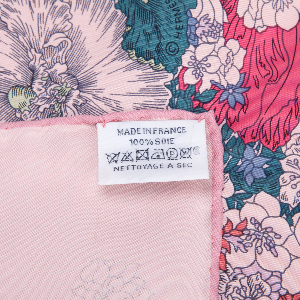 Hermes Pink 'Robe Legere' Scarf 90 w/ Box