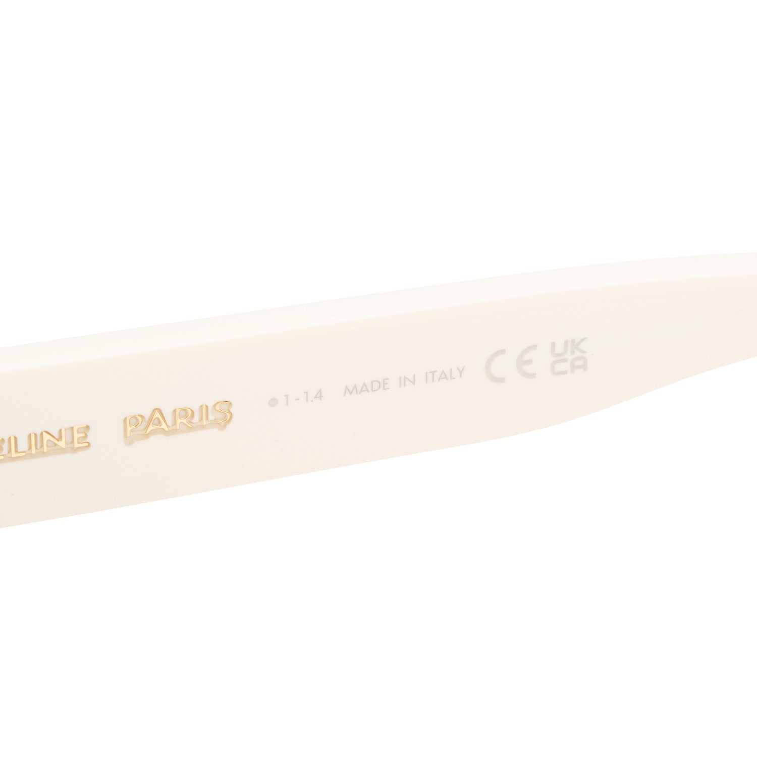 Celine CL40304U Ivory Acetate Triomphe Square Sunglasses w/ Box & Case