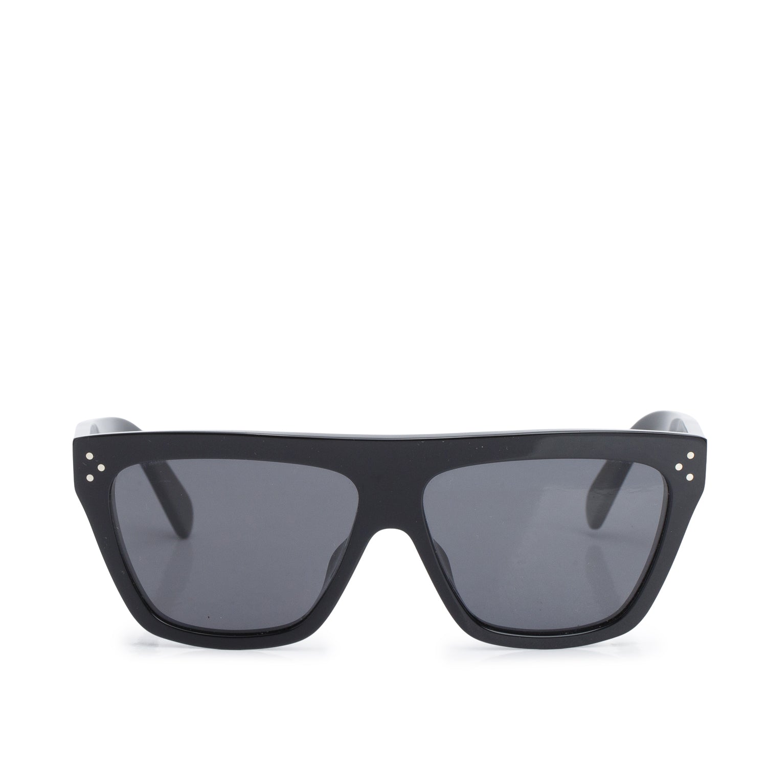 Celine CL40256I Black Acetate Square Shield Sunglasses w/ Box & Case