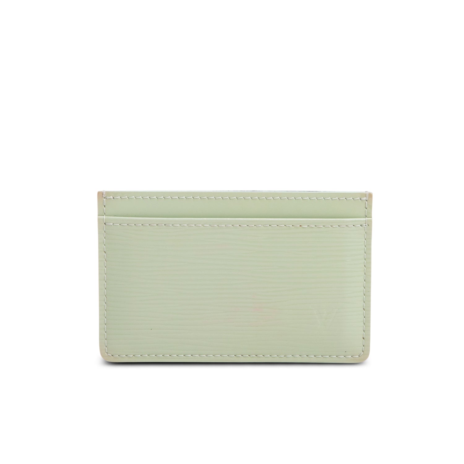Louis Vuitton Green Epi Electric Leather Double Card Holder