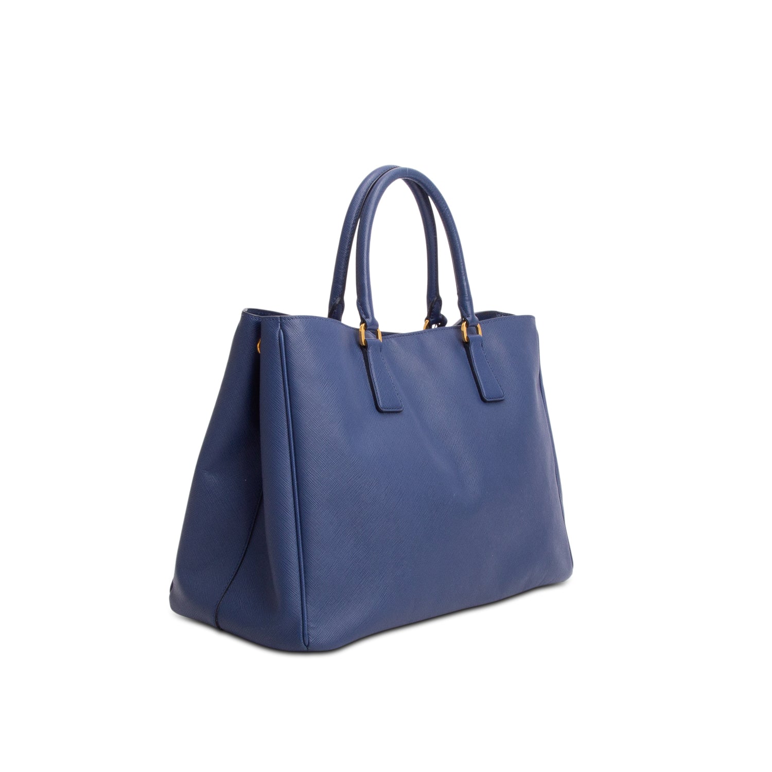 Prada Blue Saffiano Lux Large Tote