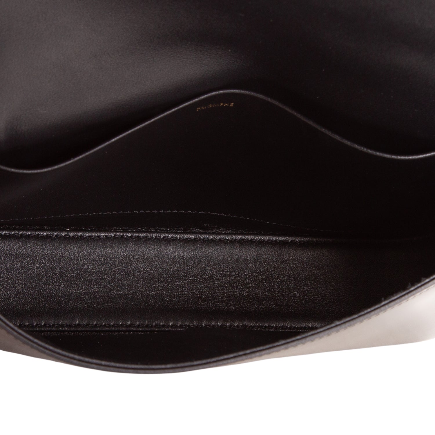 Celine 2021 Black Shiny Calfskin Claude Chain Shoulder Bag