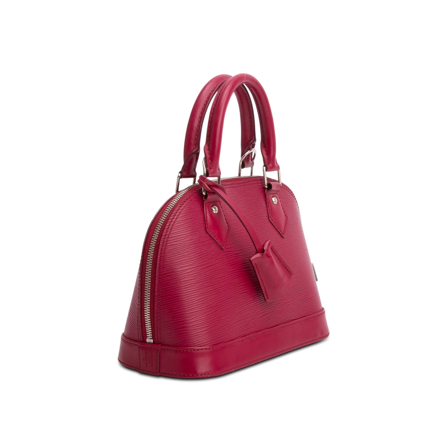 Louis Vuitton Magenta Epi Leather Alma BB w/ Strap