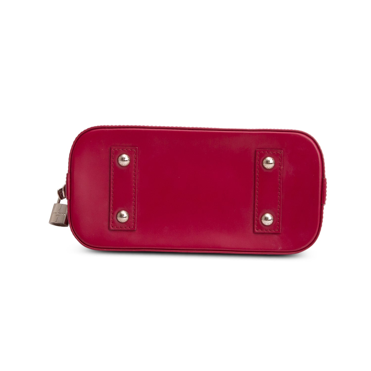 Louis Vuitton Magenta Epi Leather Alma BB w/ Strap