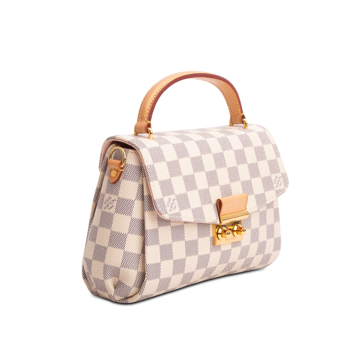 Louis Vuitton Damier Azur Croisette Bag w/ Chain – OLIVER'S