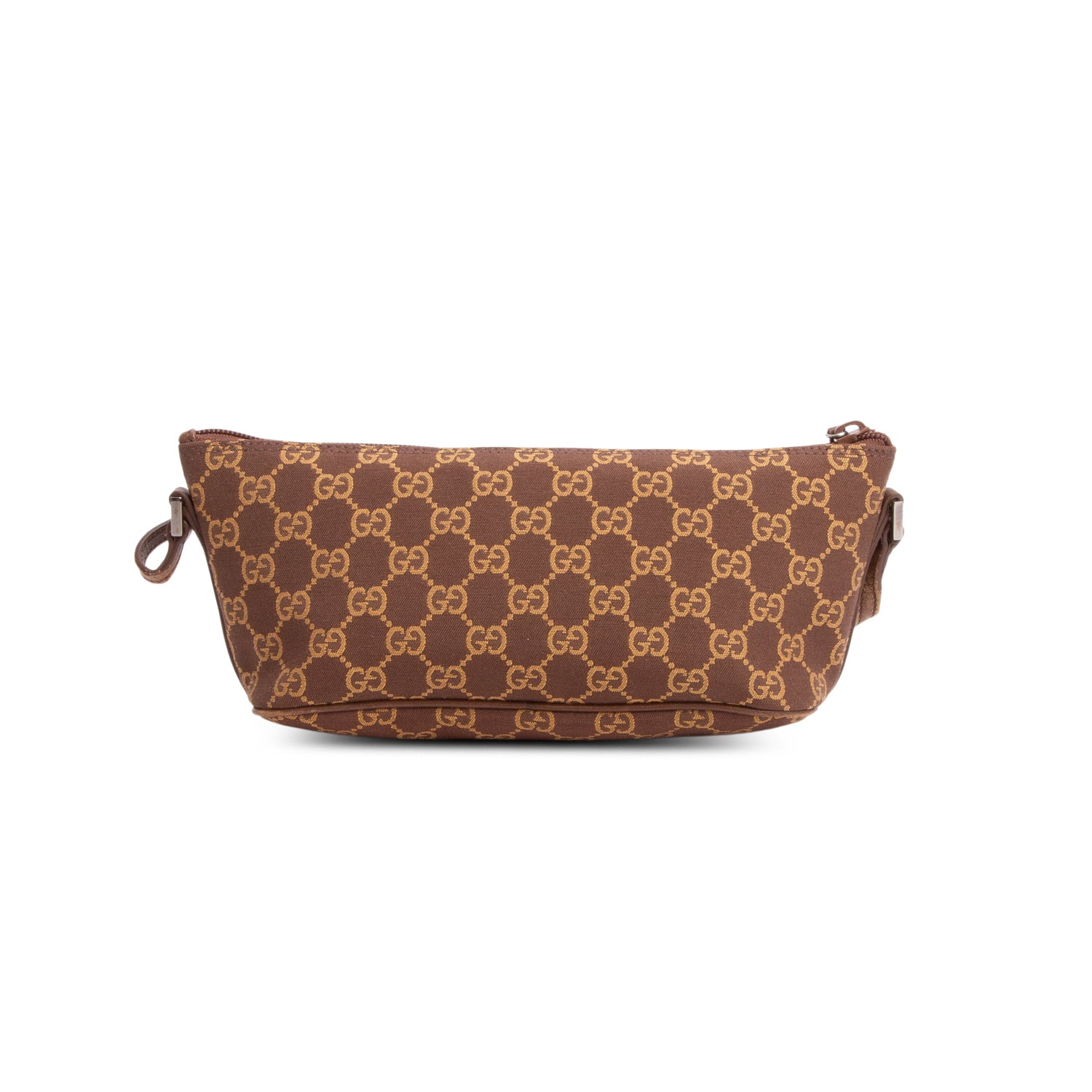 Gucci Brown GG Canvas Boat Pochette