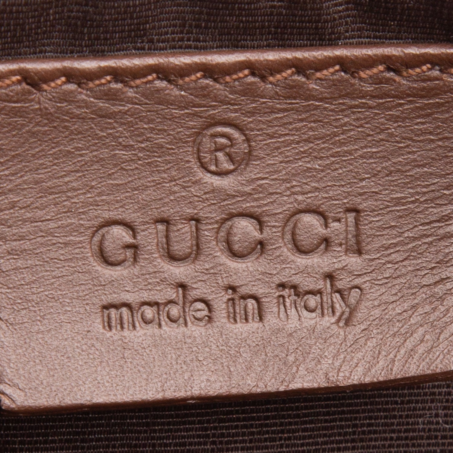 Gucci Brown GG Canvas Boat Pochette