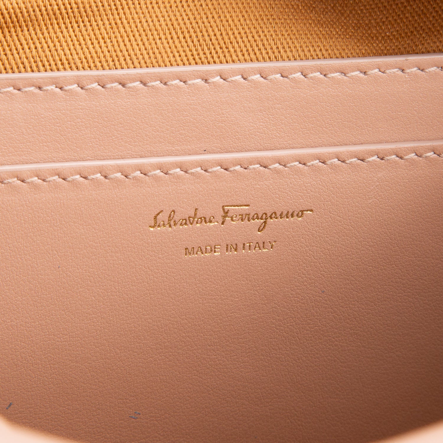Ferragamo Pink Calfskin Quilted Gancini Camera Bag