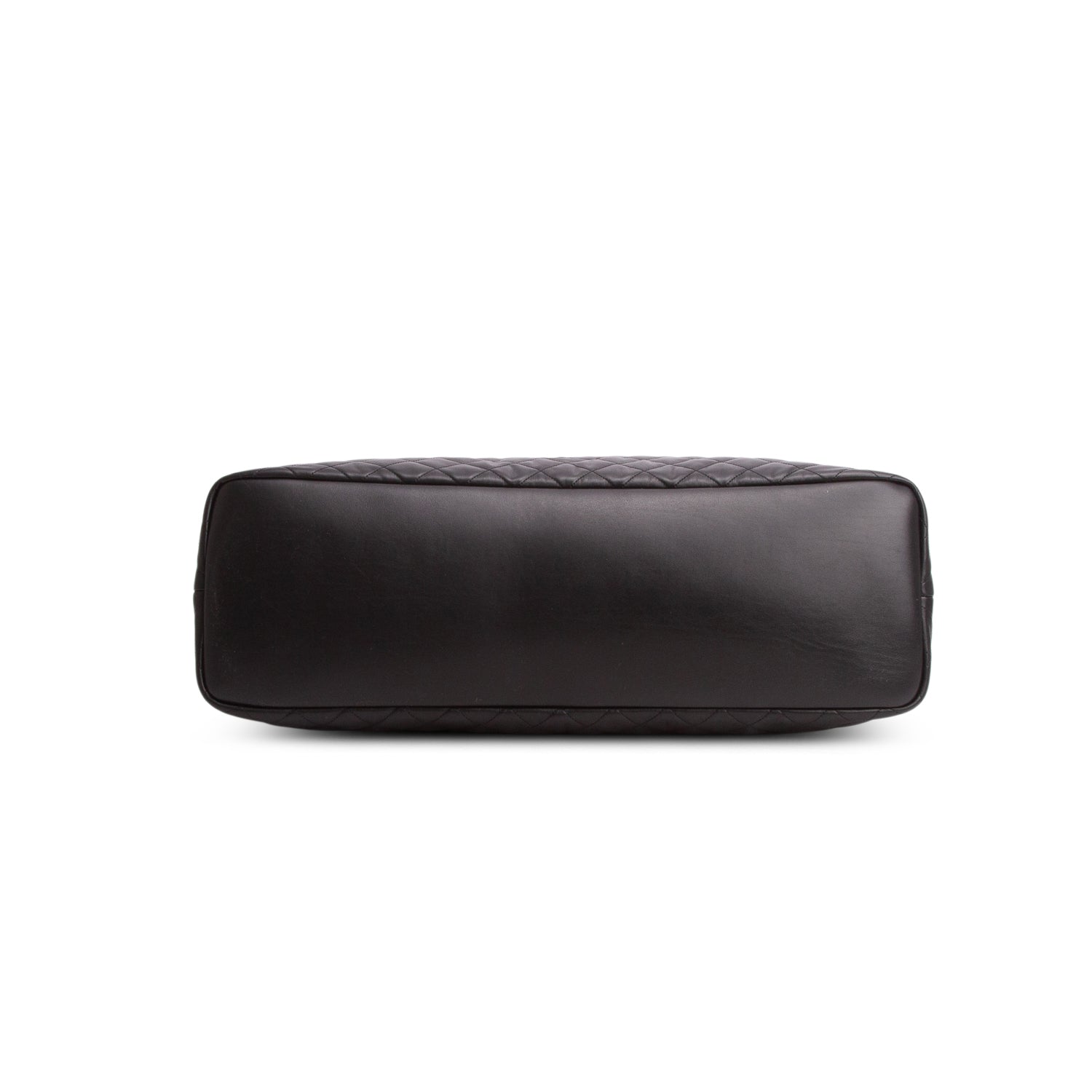 Saint Laurent 2023 Black Calfskin Quilted ES Giant Travel Bag w/ Strap