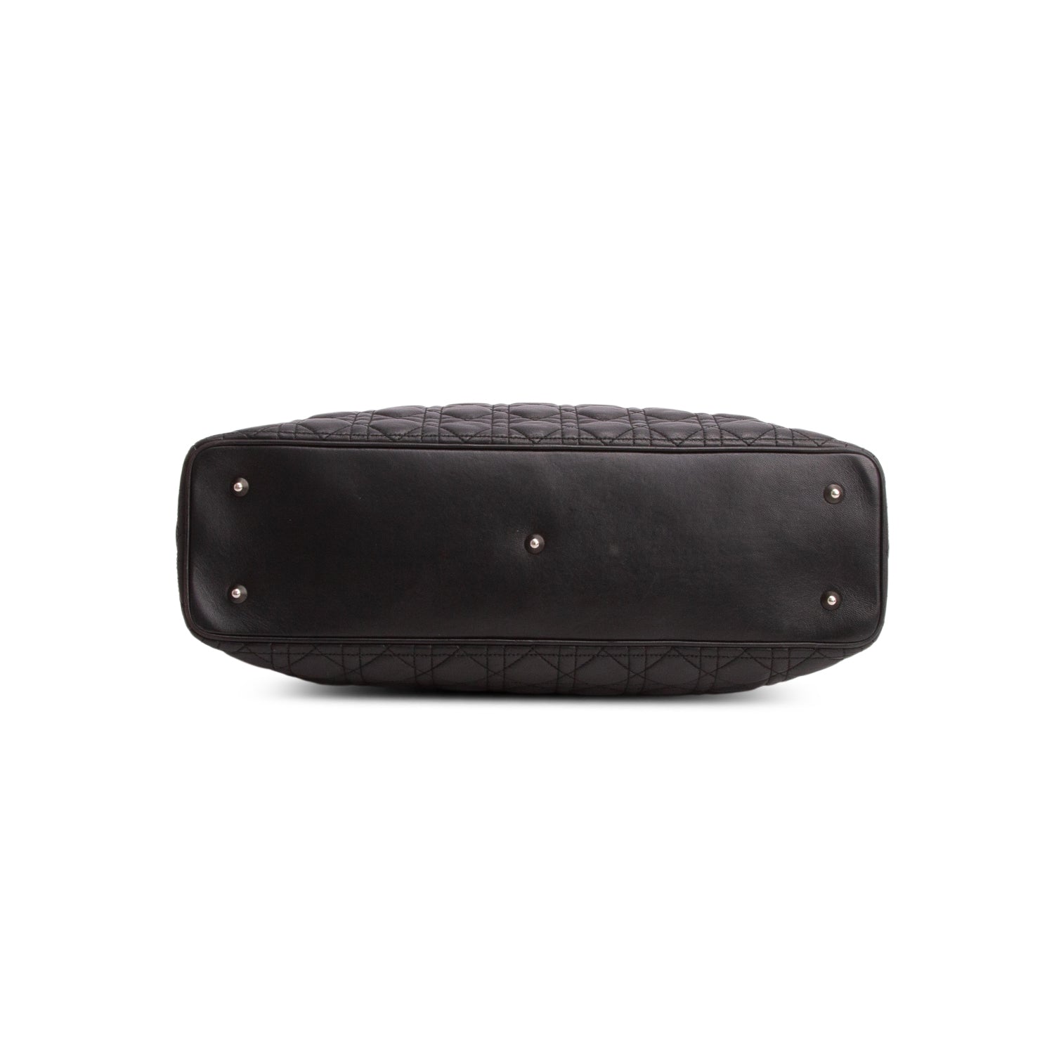 Christian Dior Black Lambskin Cannage w/ Strap