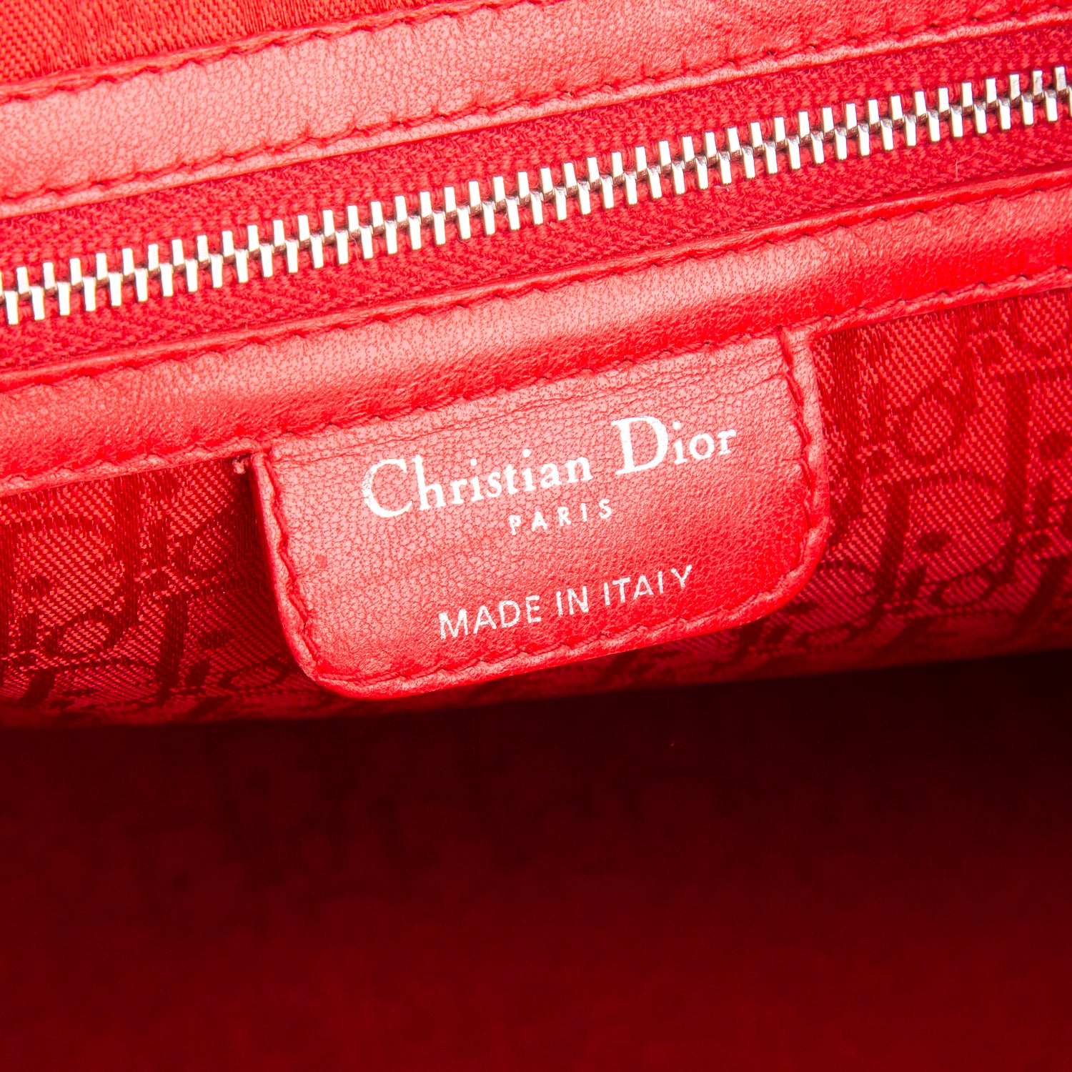 Christian Dior Black Lambskin Cannage w/ Strap