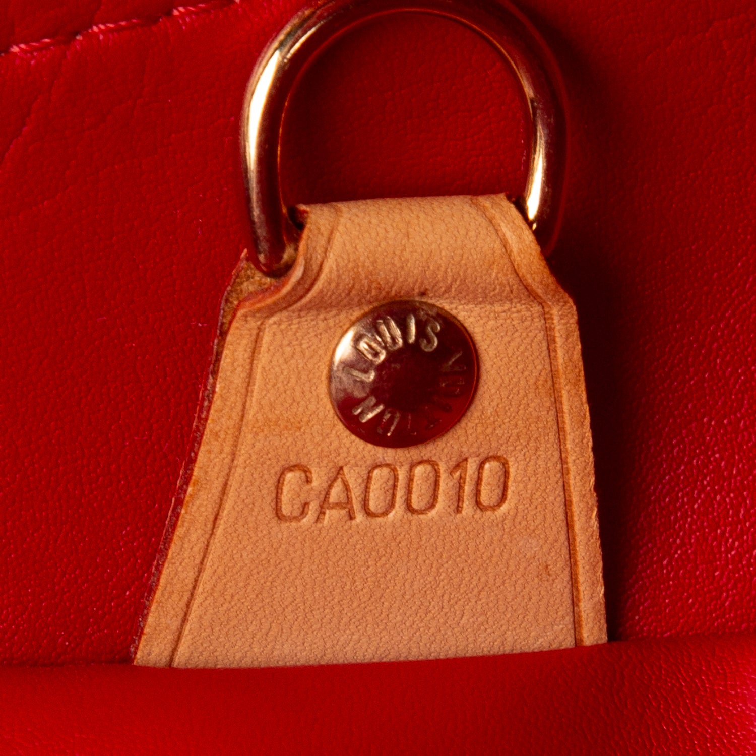 Louis Vuitton Red Vernis Sutton