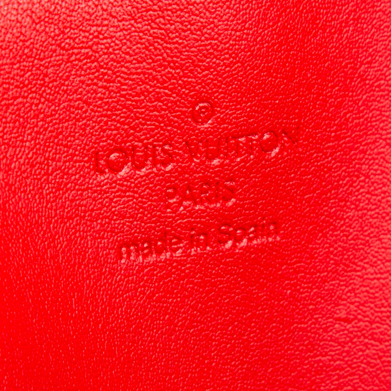 Louis Vuitton Red Vernis Sutton
