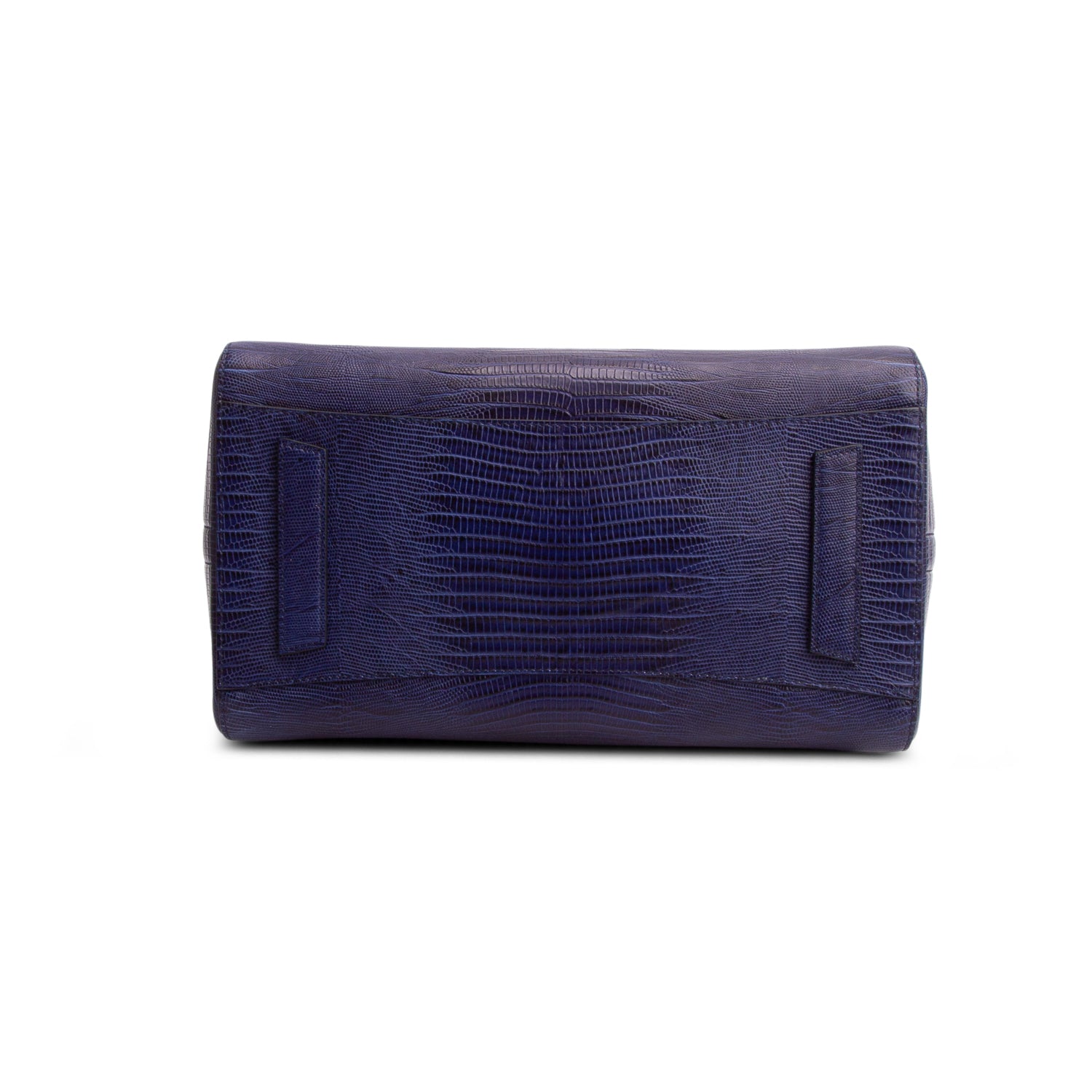 Givenchy Blue Calfskin Crocodile Embossed Leather Medium Antigona w/ Strap