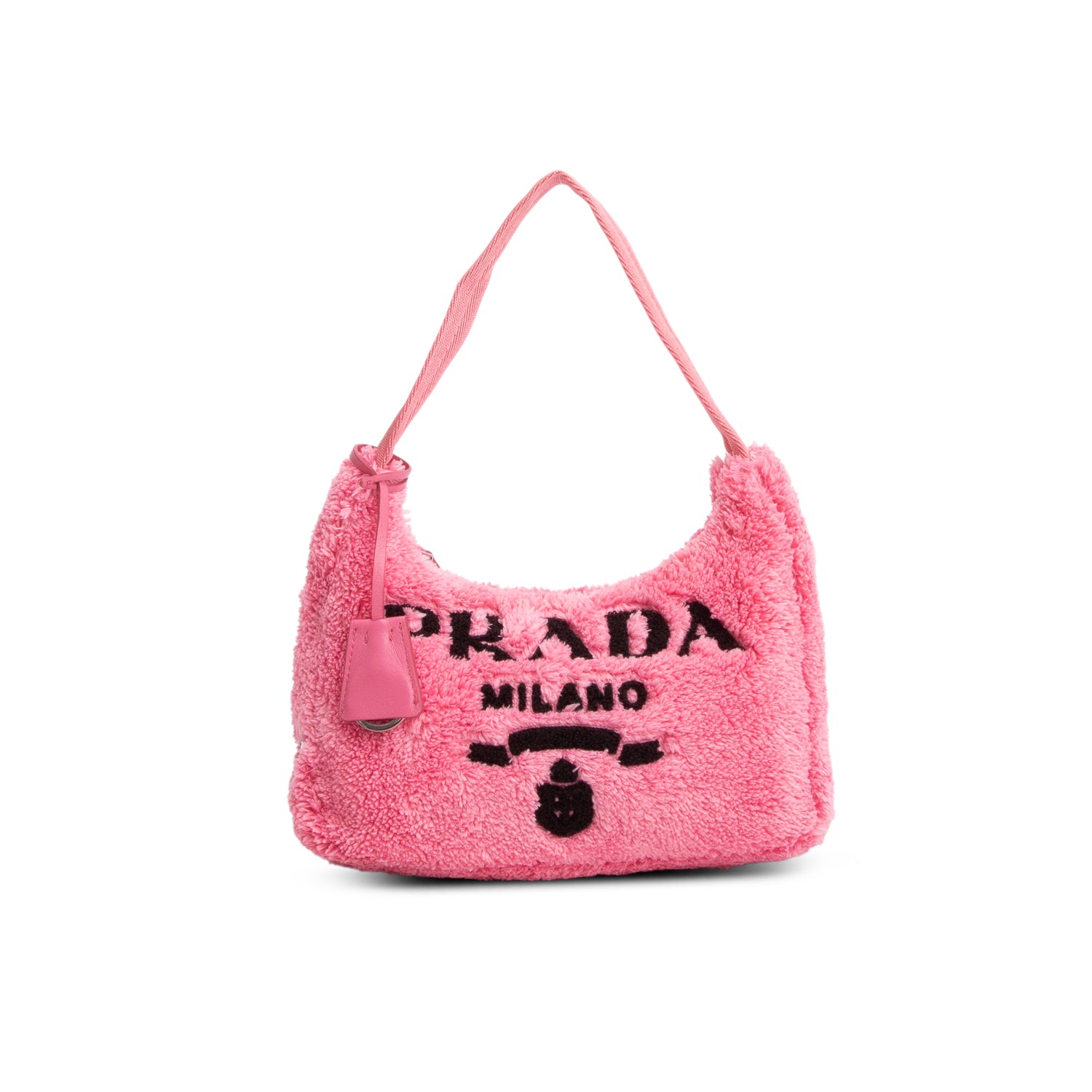 Prada Pink Terry Cloth Mini Re-Edition 2000 Bag