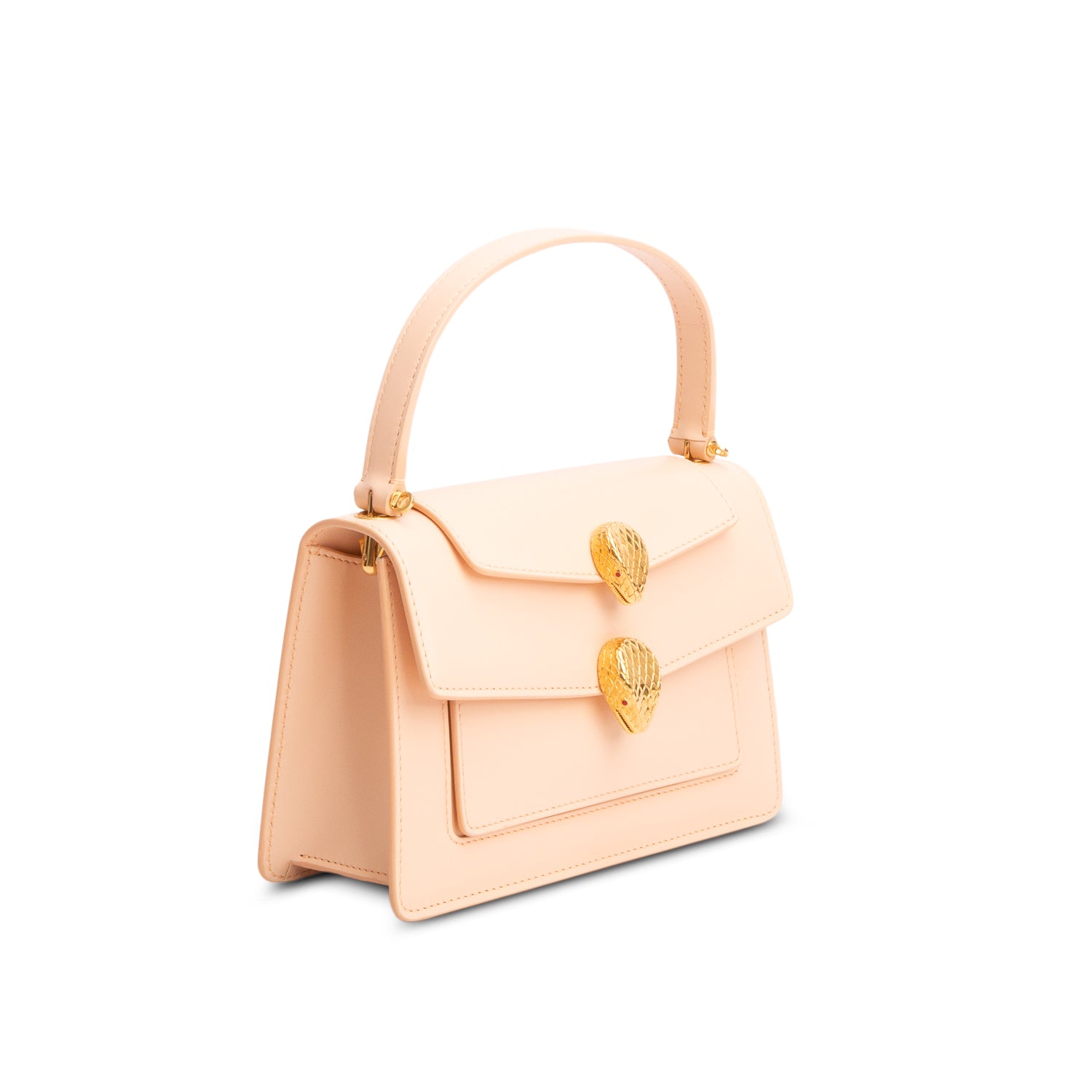 Bulgari x Alexander Wang Pink Lambskin Serpenti Forever Waist Bag w/ Box, Straps & Authenticity Card
