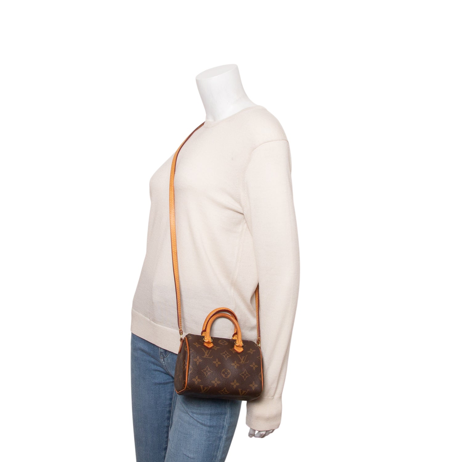 Louis Vuitton Monogram Nano Speedy Bandouliere w/ Receipt