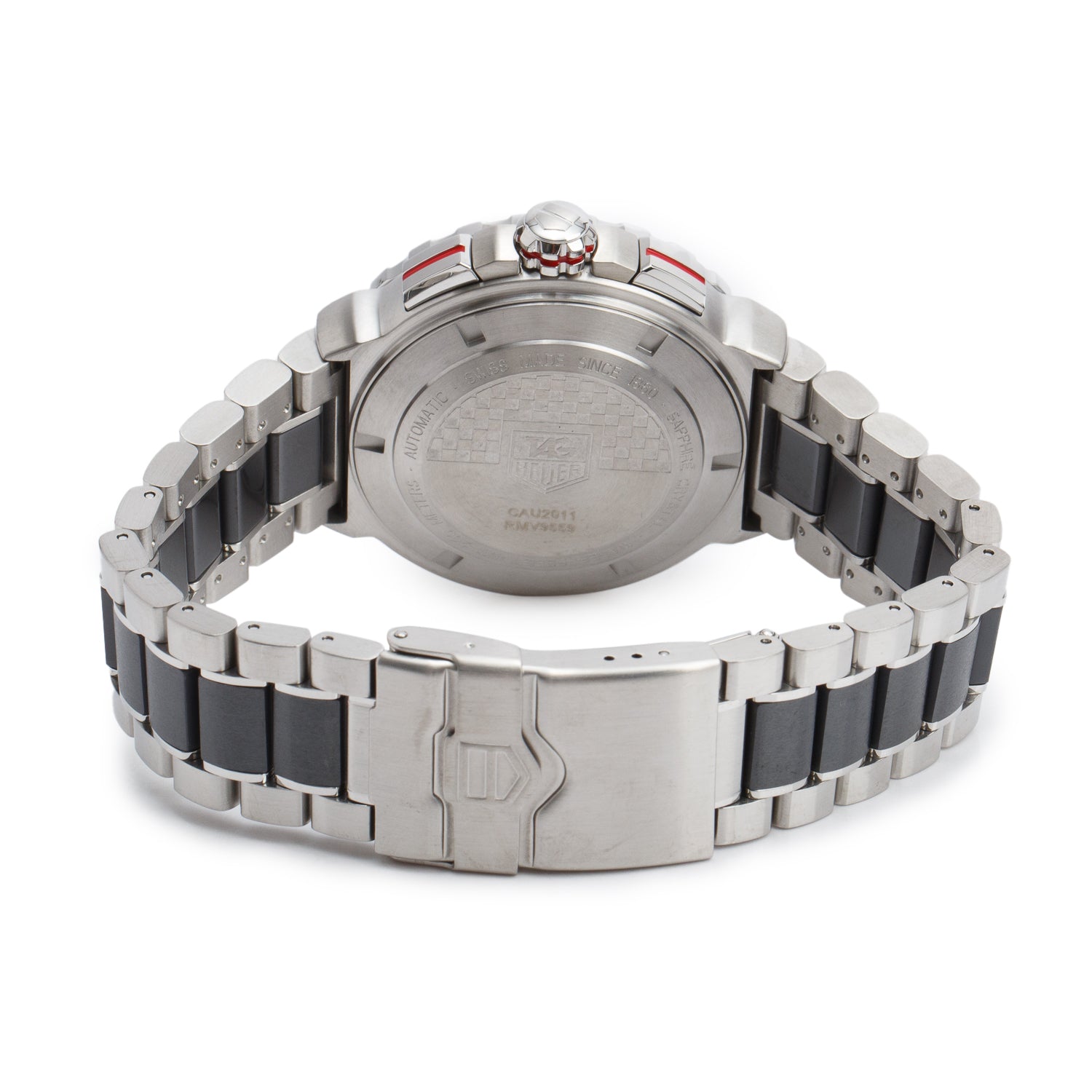 Tag Heuer Stainless Steel & Black Ceramic Formula 1 44 MM Automatic Chronograph Watch Grey Dial CAU2011 w/ Box & Papers