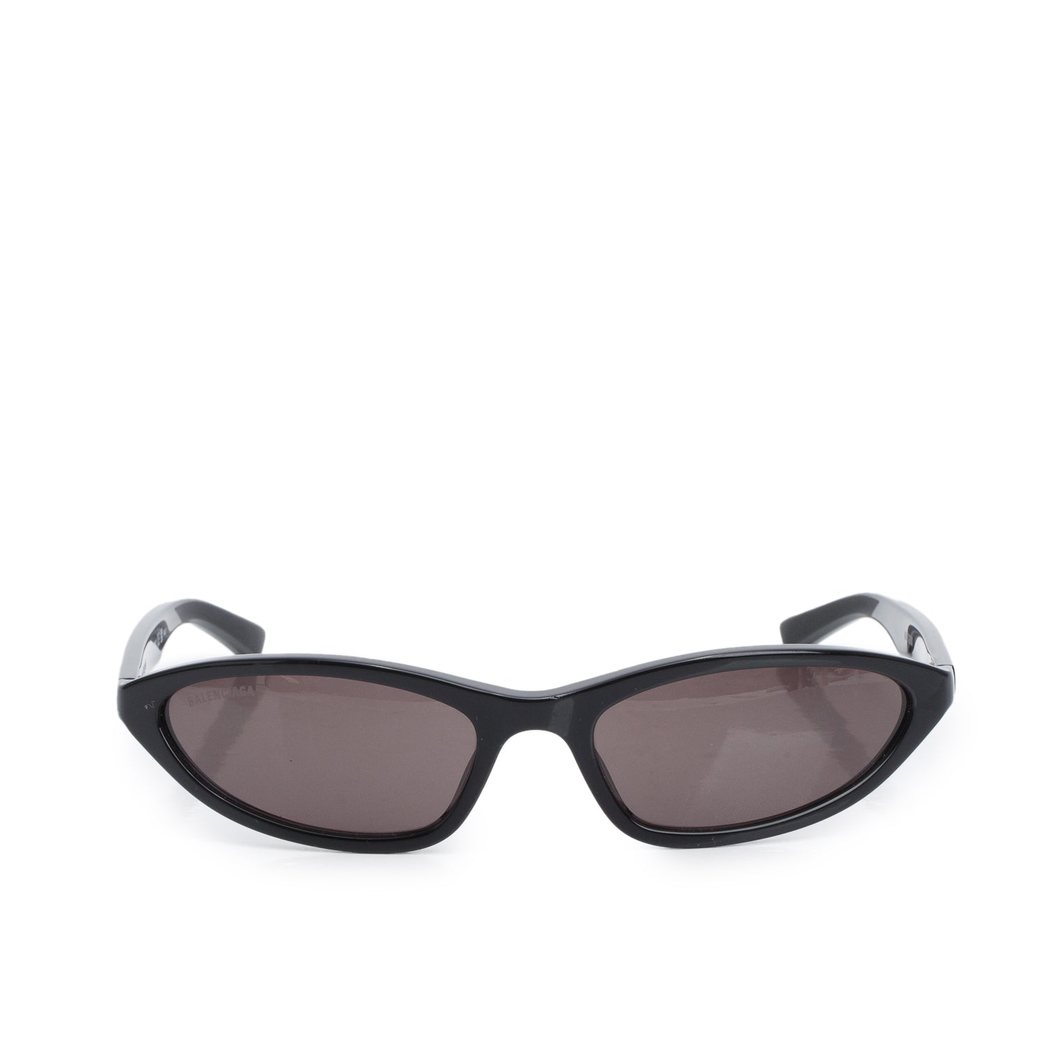 Balenciaga BB0402S Black Acetate Neo Oval 2.0 Sunglasses w/ Case