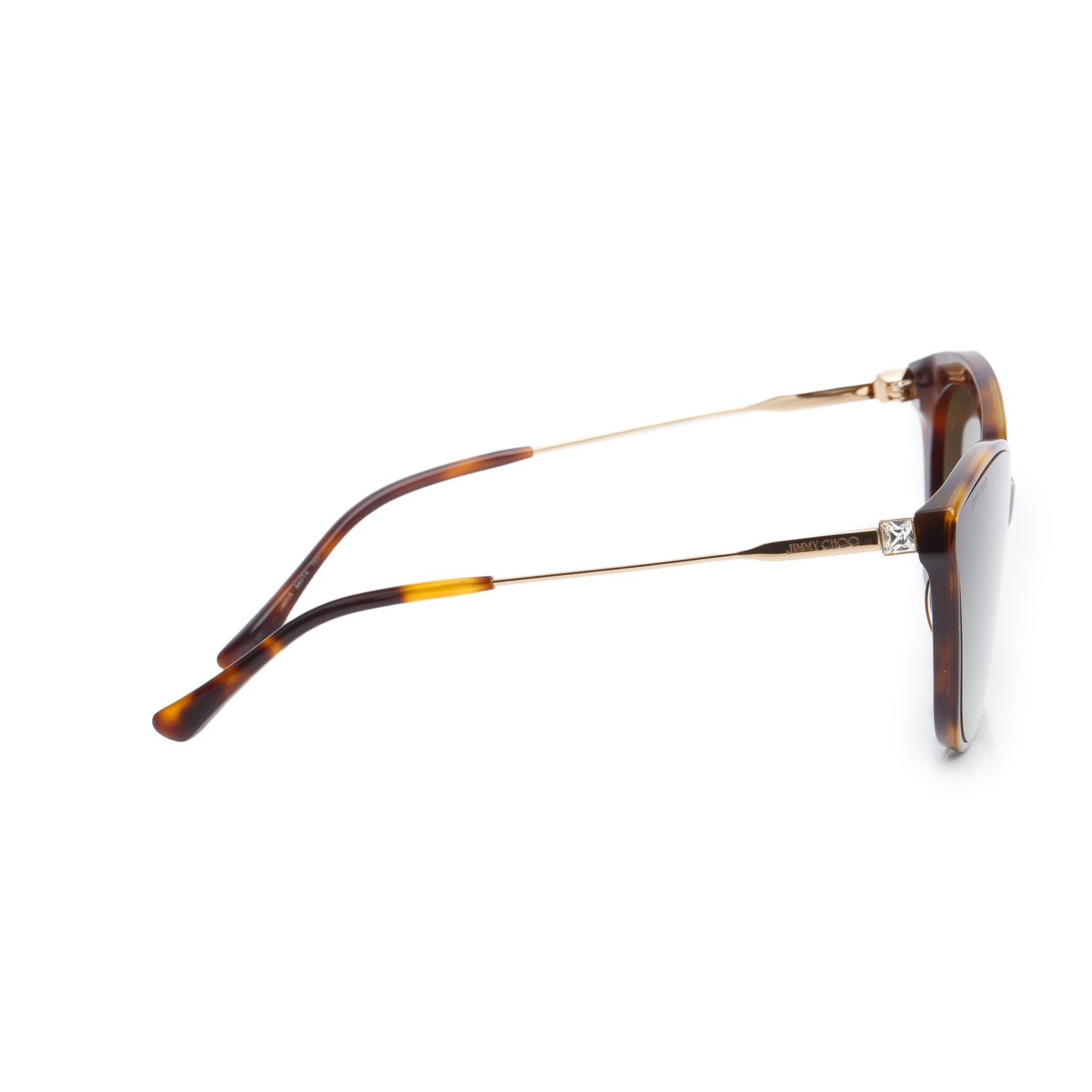 Jimmy Choo VIC/F/SK Tortoise Cat Eye Sunglasses w/ Case