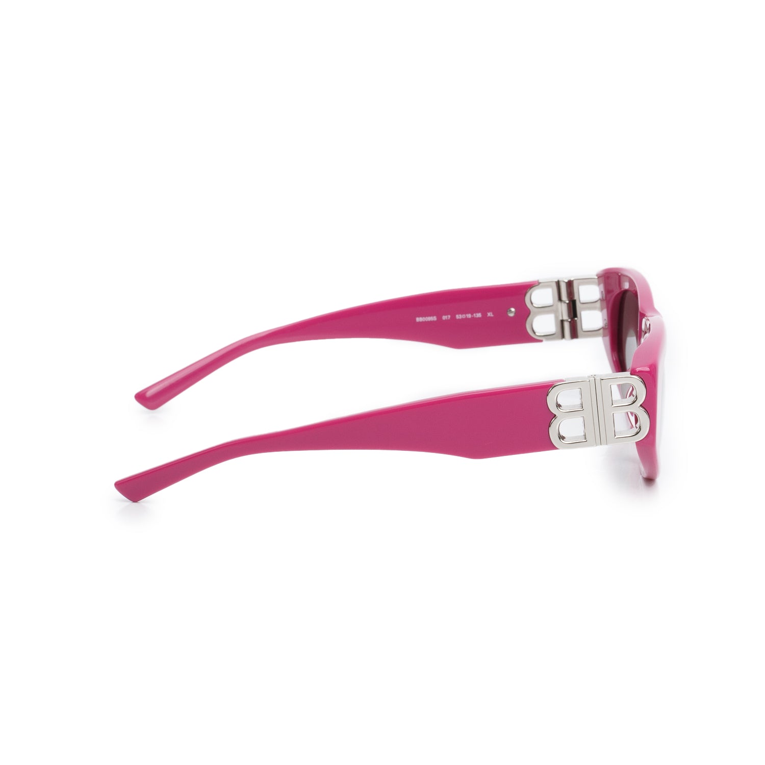 Balenciaga BB0095S Fuschia Acetate Dynasty D-Frame Sunglasses
