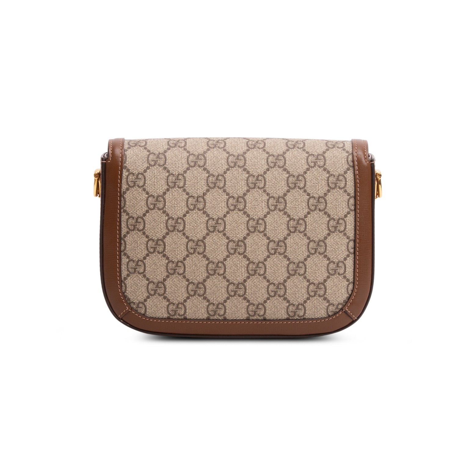 Gucci GG Supreme Monogram Horsebit 1955 Small Shoulder Bag w/ Box & Straps