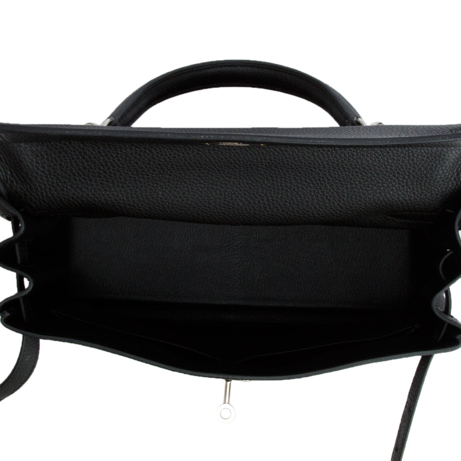 Hermes Noir Togo Kelly II Retourne 32 w/ Strap & Box