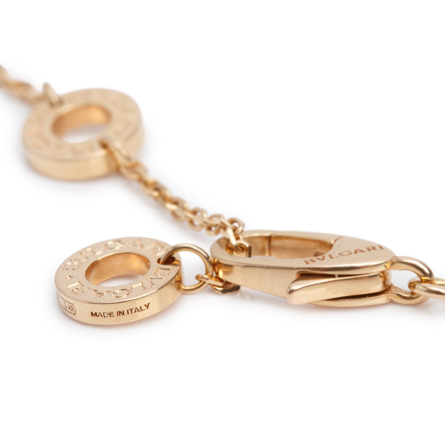 BVLGARI 2025 18k Rose Gold Black Onyx & Diamond Diva's Dream Pendant Necklace w/ Box, Certificate & Receipt