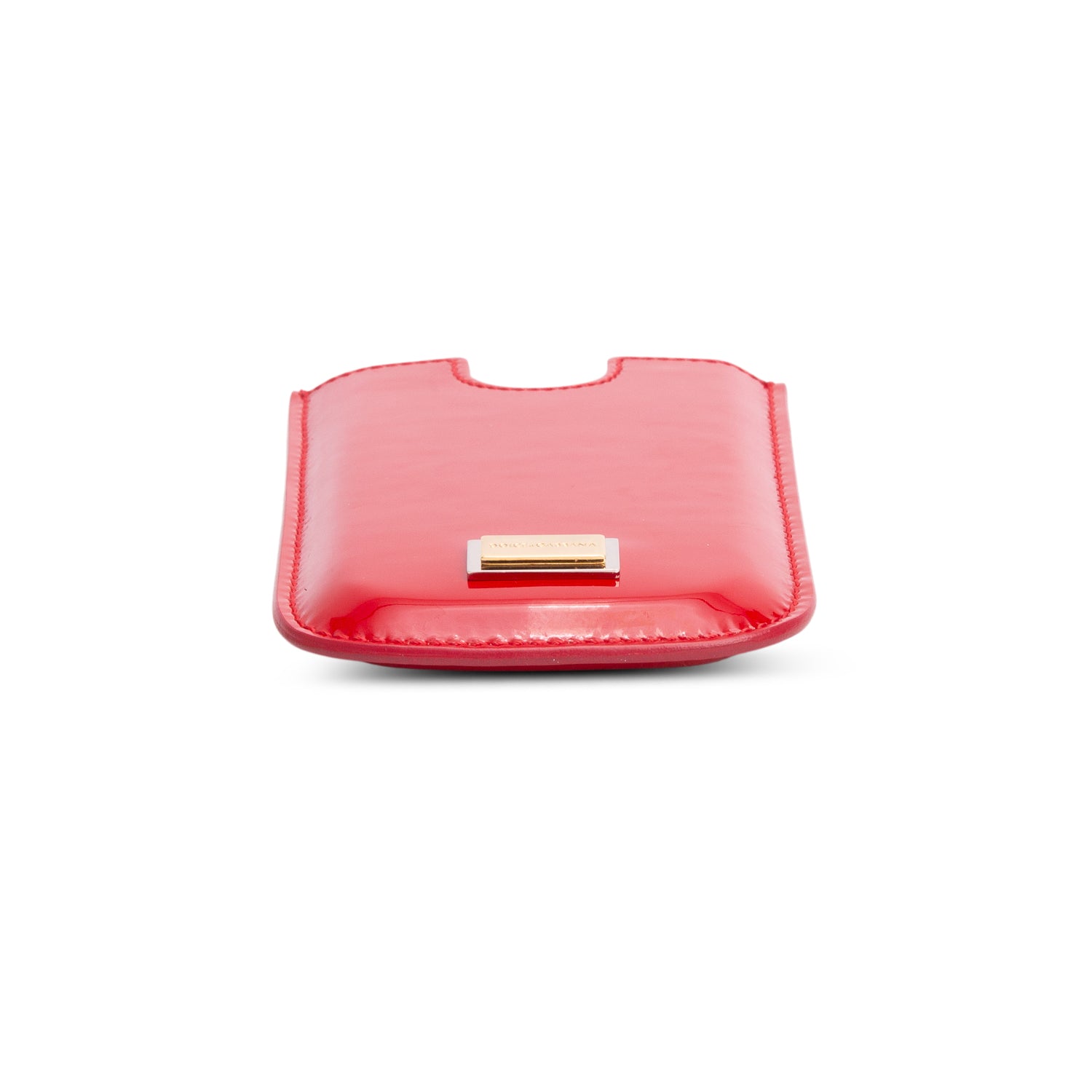Dolce & Gabbana Red Patent Leather Phone Case w/ Box