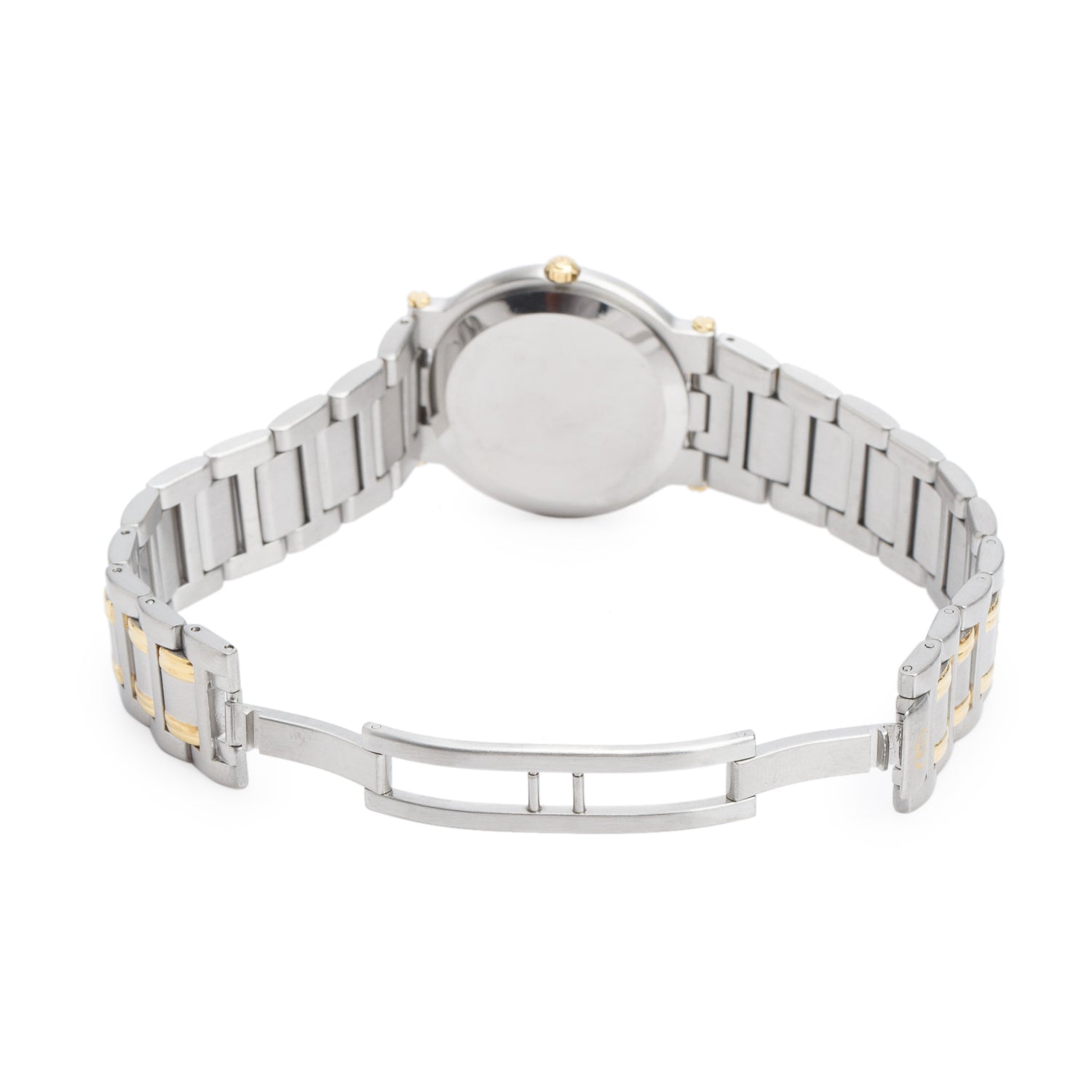 Gucci Vintage Two-Tone Stainless Steel 9000M Series 22 MM Quartz Watch White Dial