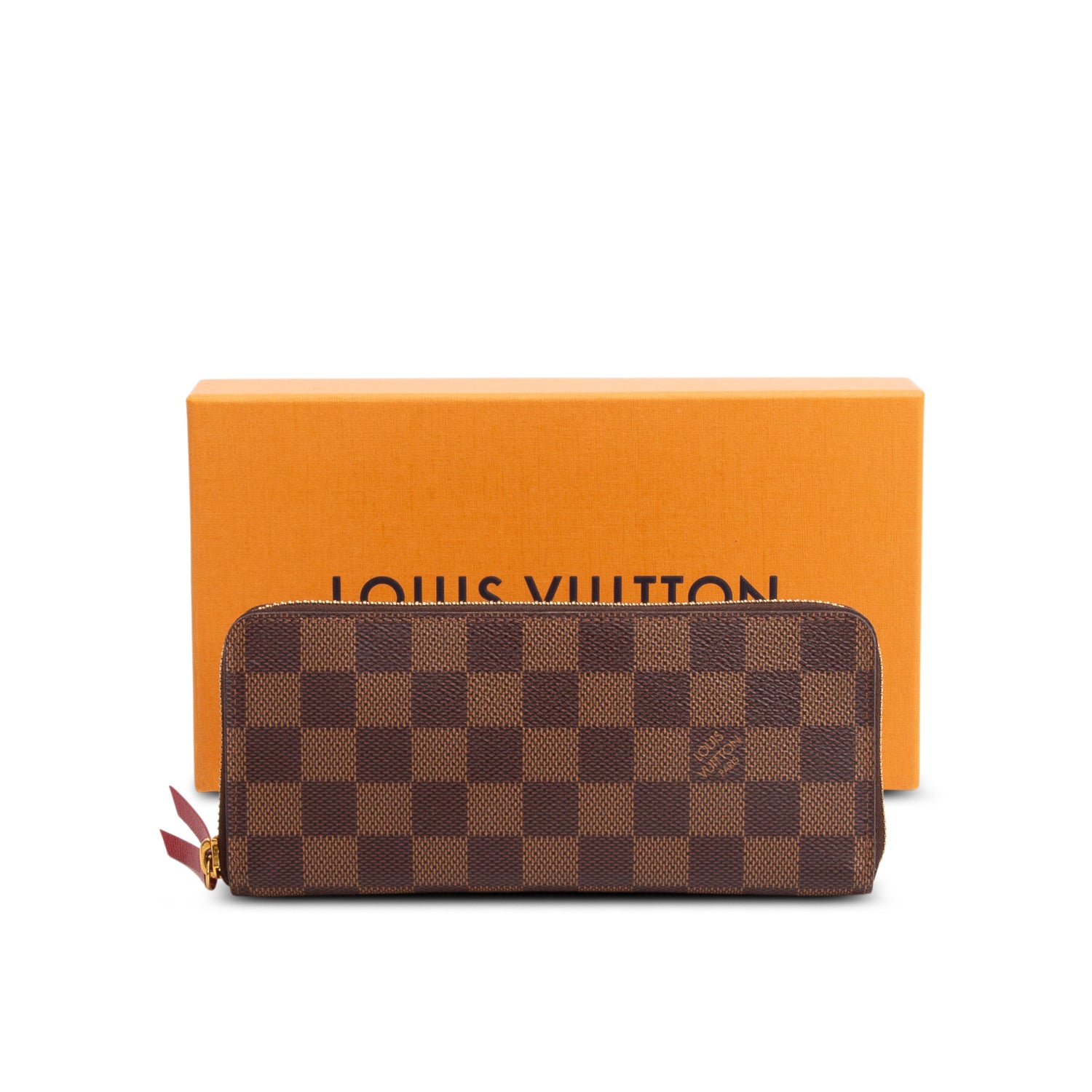 Louis Vuitton Damier Ebene Clemence Wallet w/ Box