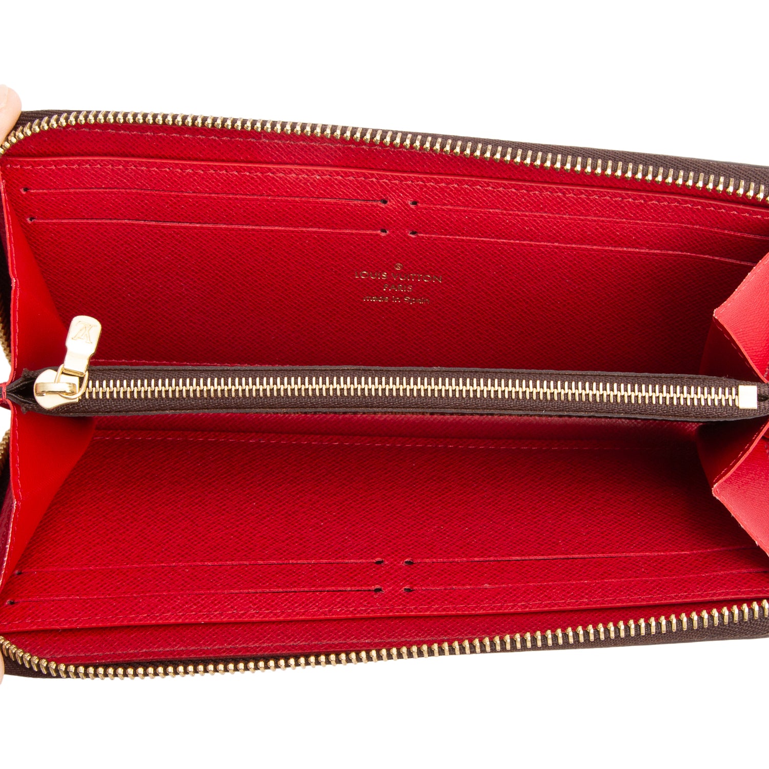 Louis Vuitton Damier Ebene Clemence Wallet w/ Box