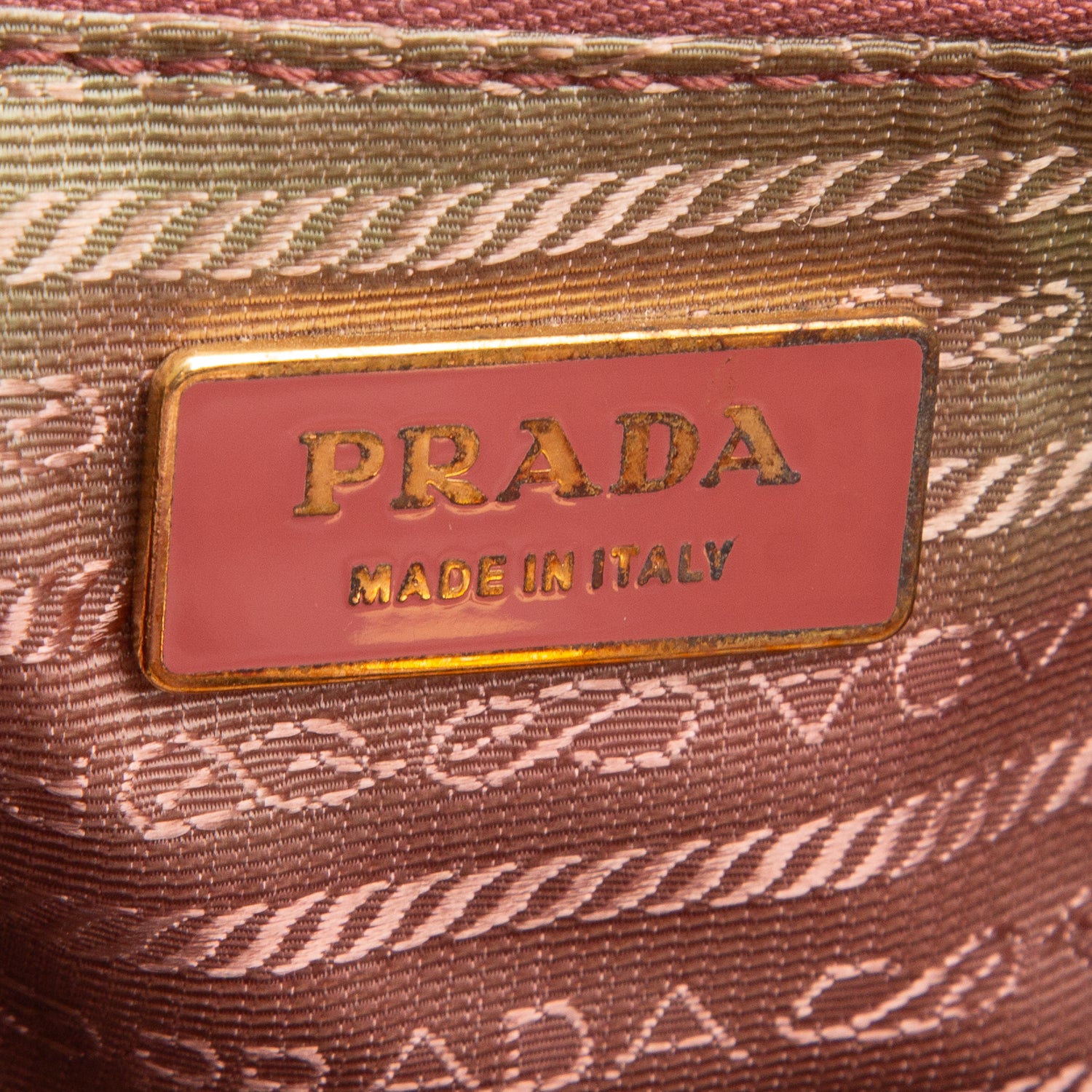 Prada Pink & Green Tessuto Nylon Origami Pleated Tote w/ Authenticity Card