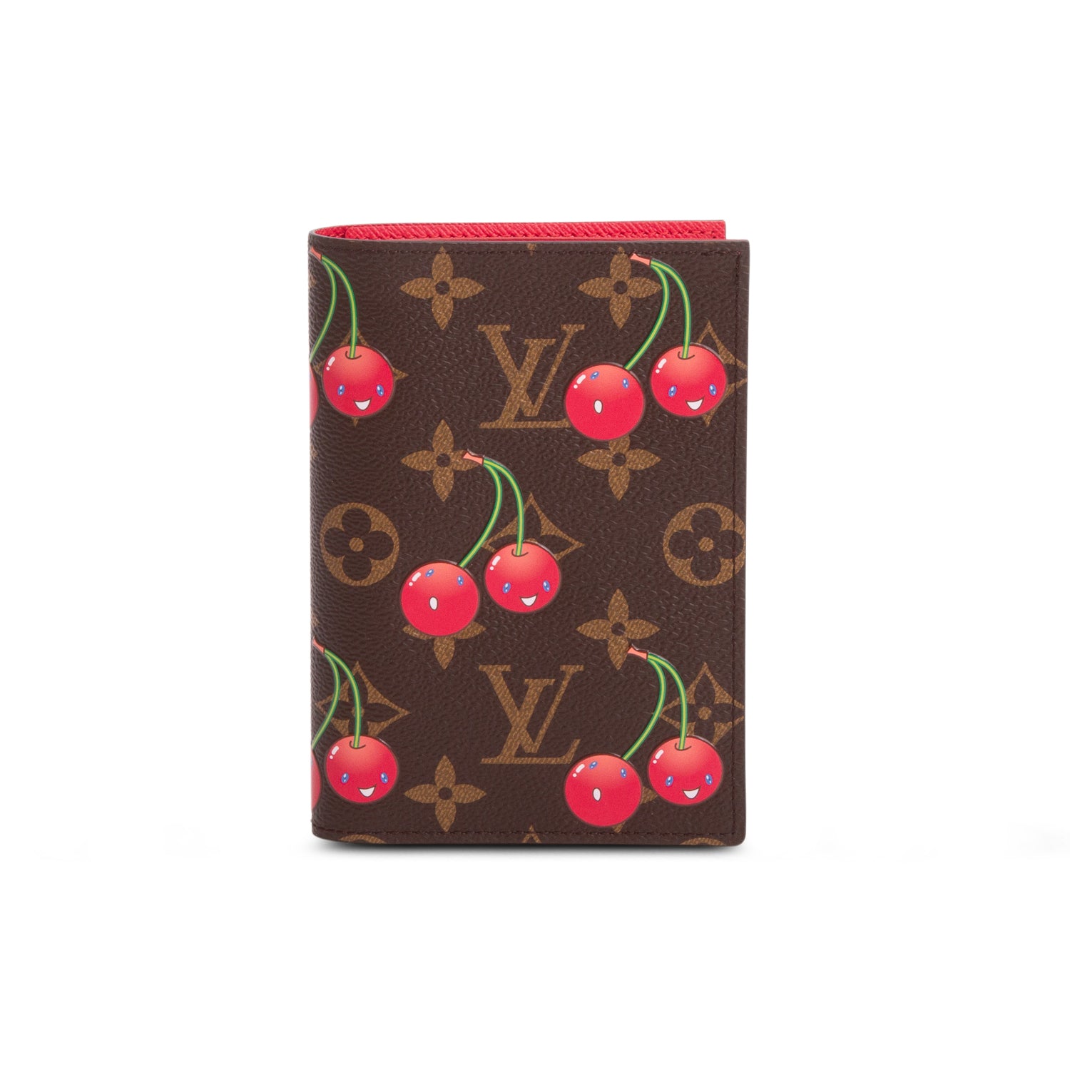 Louis Vuitton x Takashi Murakami Monogram Cerises Passport Cover