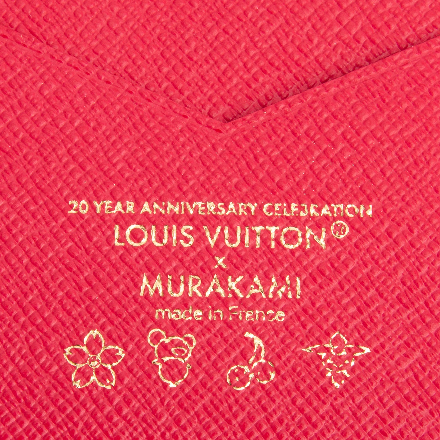 Louis Vuitton x Takashi Murakami Monogram Cerises Passport Cover