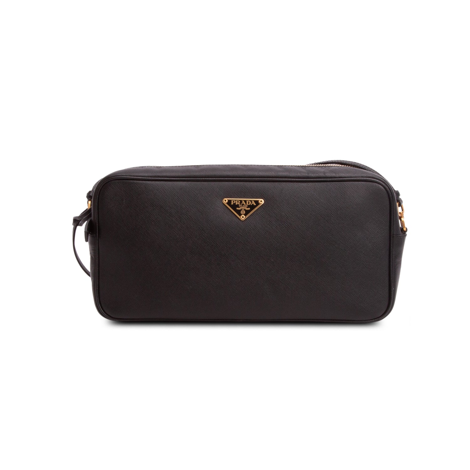 Prada Black Saffiano Lux Shoulder Bag