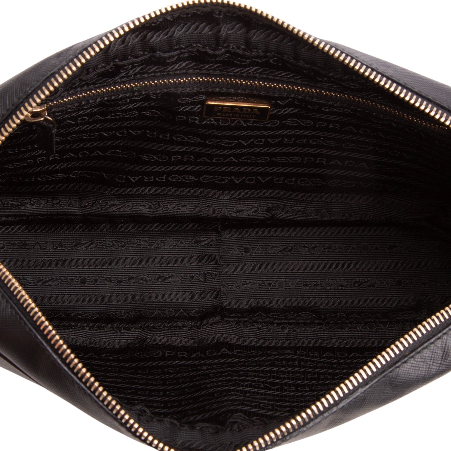 Prada Black Saffiano Lux Shoulder Bag
