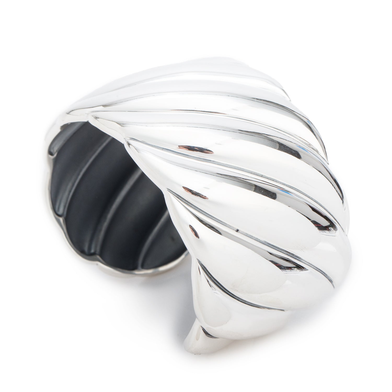 David Yurman Sterling Silver Sculpted Wide Cable Cuff Bracelet