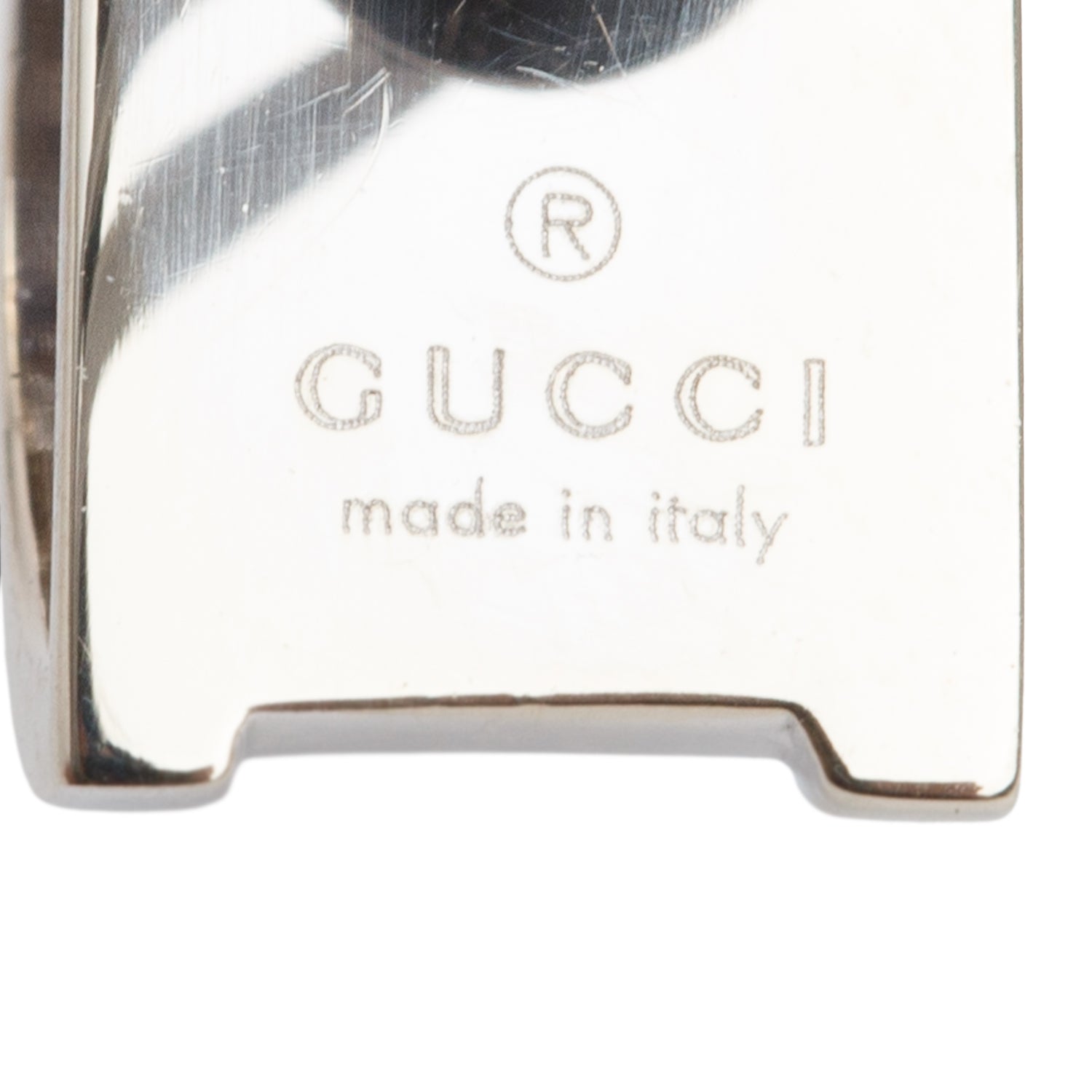 Gucci 18k White Gold Icon Twirl Earrings