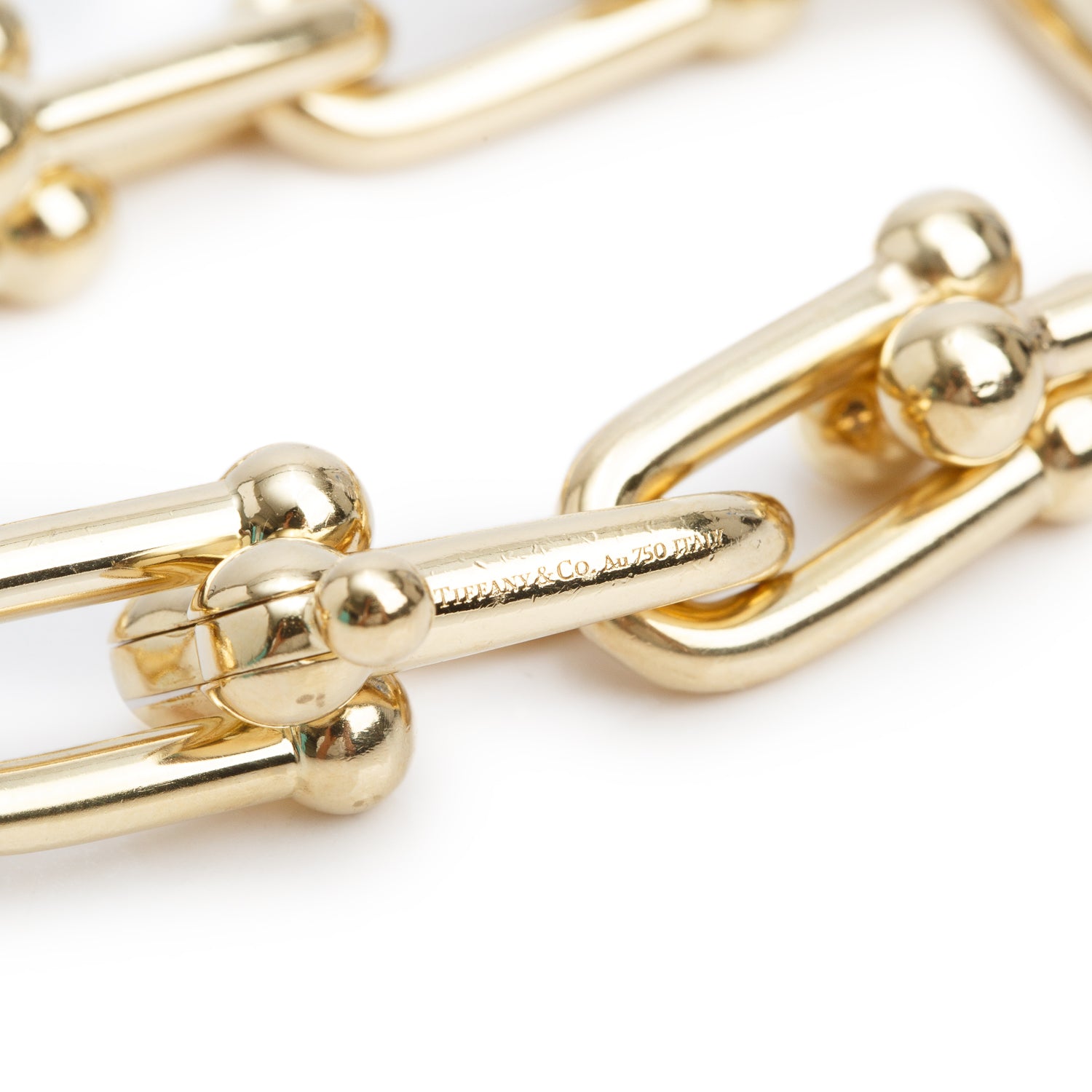 Tiffany & Co. 18k Yellow Gold HardWear Large Link Bracelet w/ Box