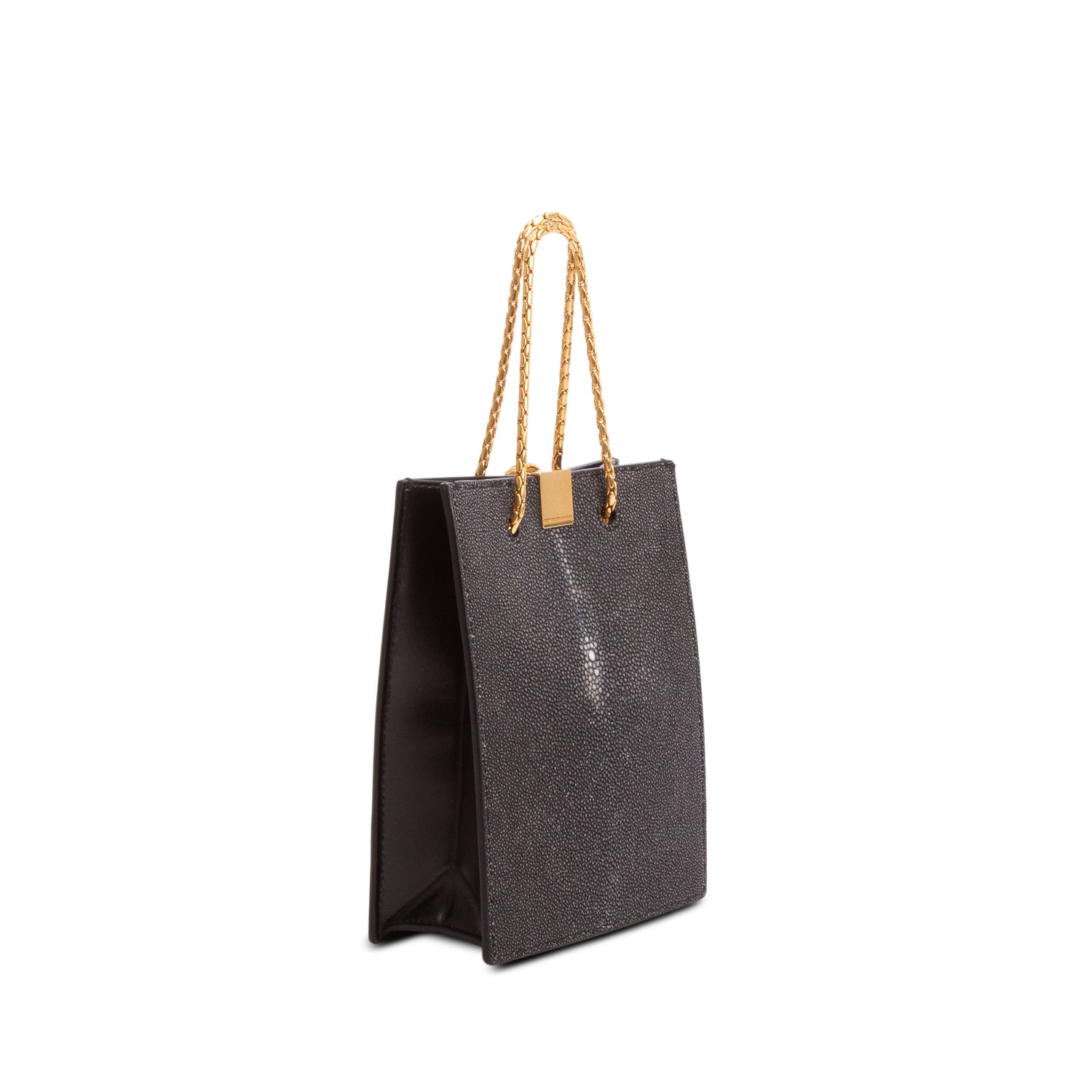 Bulgari x Alexander Wang Black Stingray Forever Mini Tote Bag