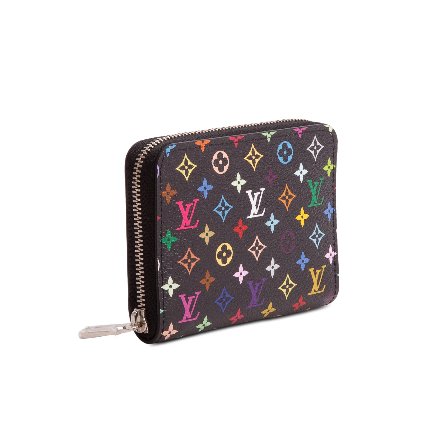 Louis Vuitton x Takahashi Murakami Black Monogram Multicolore Zippy Coin Purse