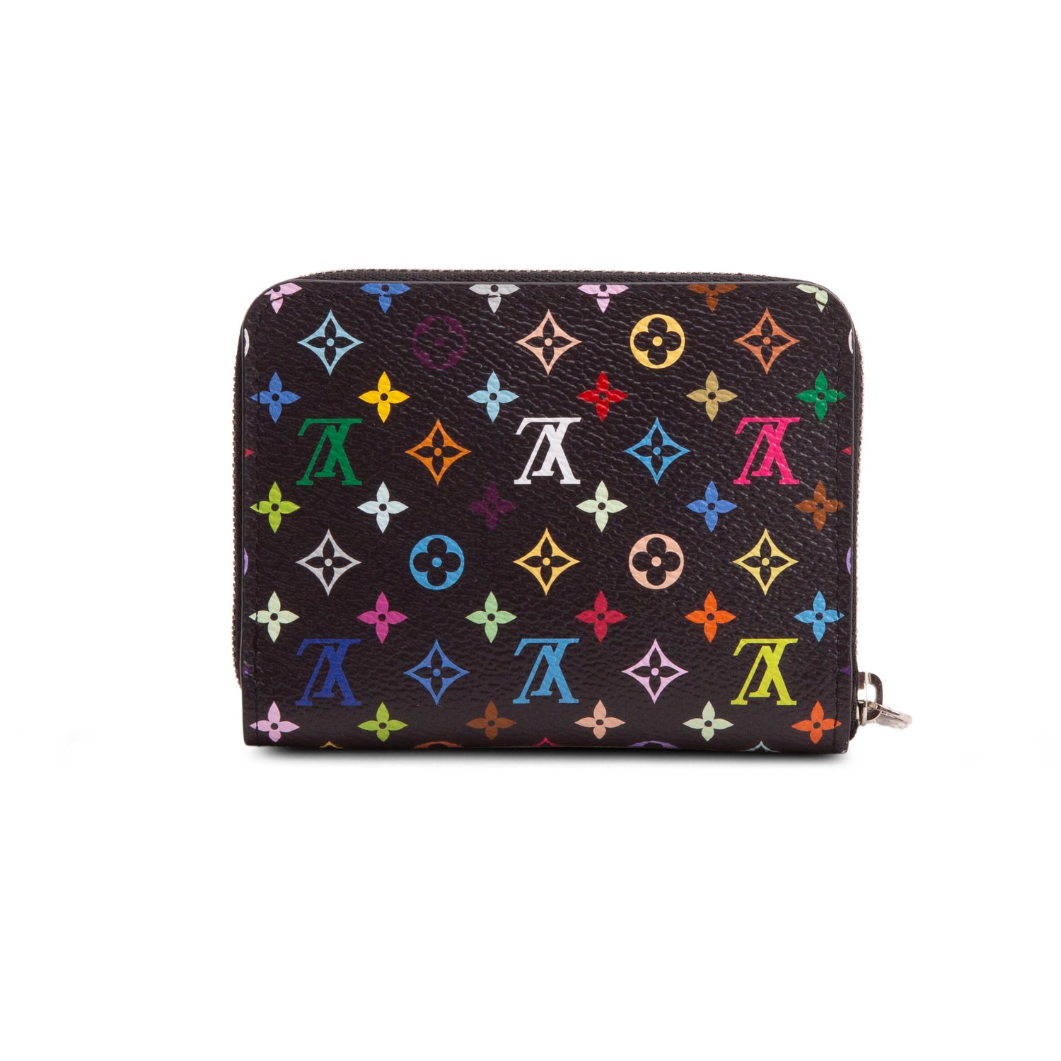 Louis Vuitton x Takahashi Murakami Black Monogram Multicolore Zippy Coin Purse