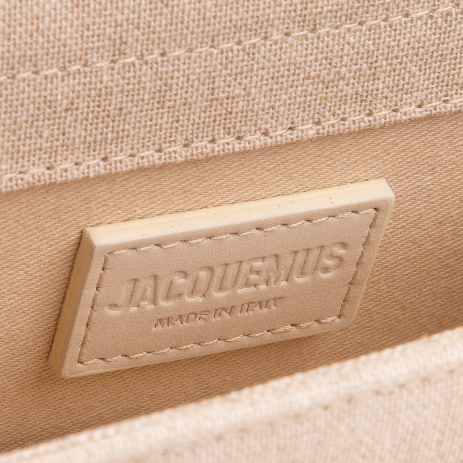 Jacquemus Linen Les Classique The Bambino Bag