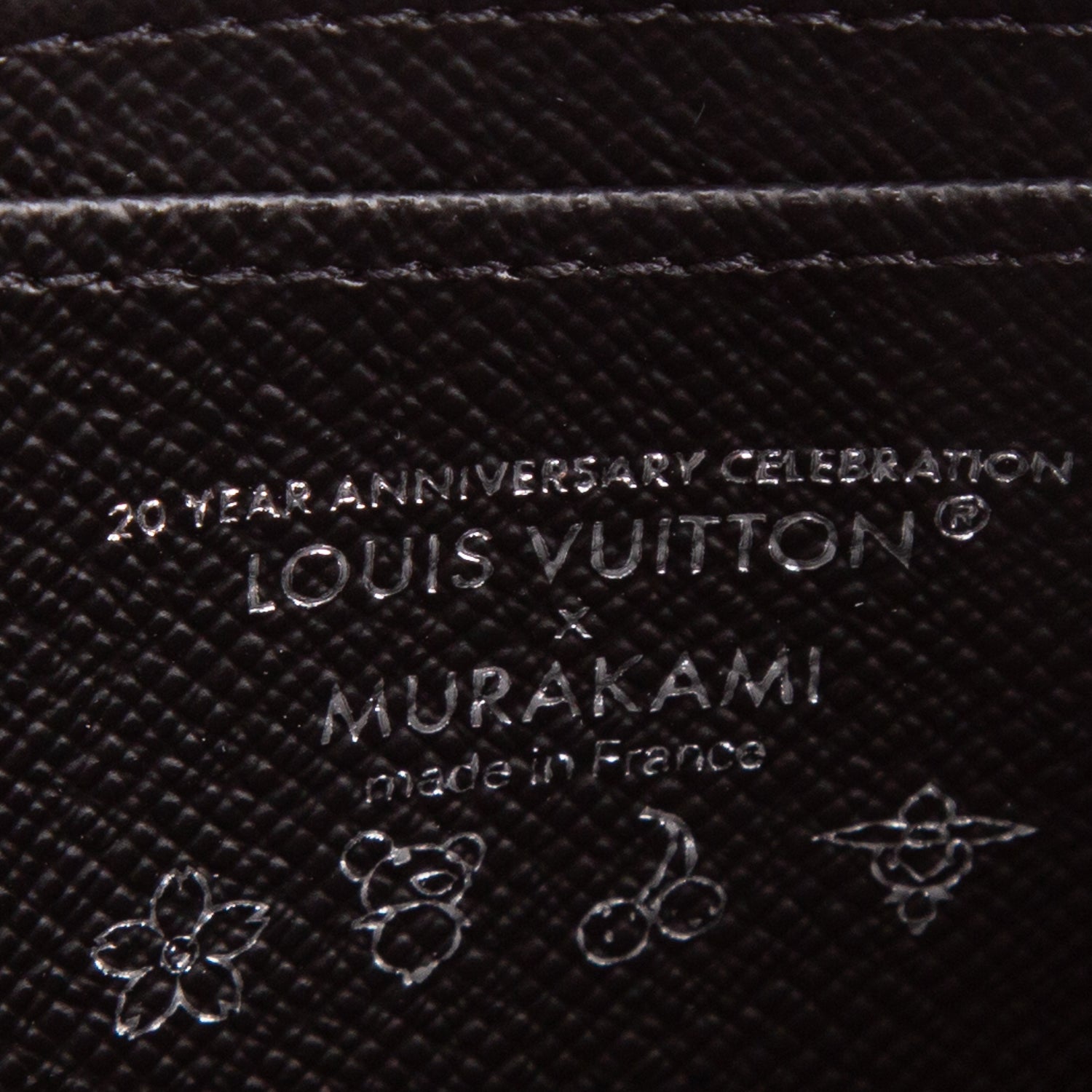 Louis Vuitton x Takahashi Murakami Black Monogram Multicolore Zippy Coin Purse