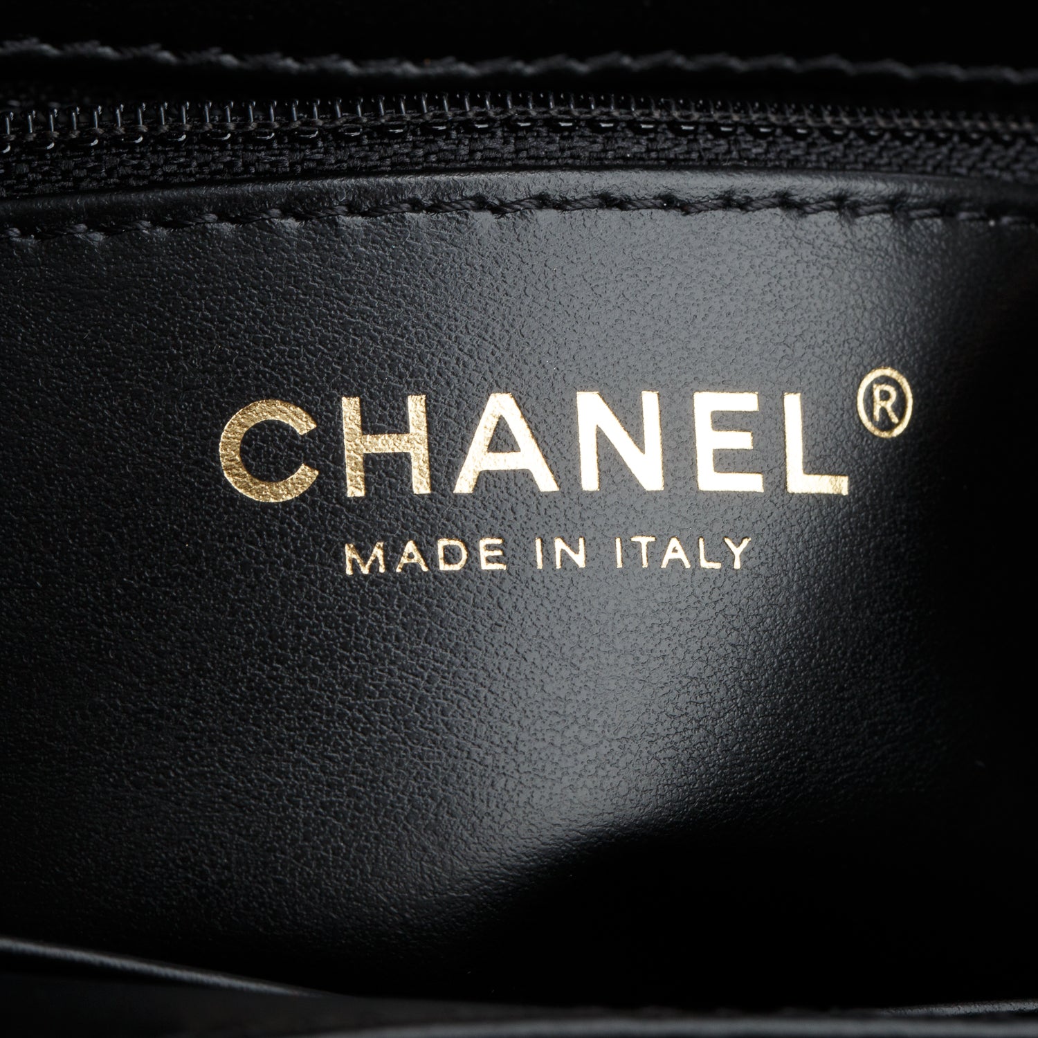Chanel Black Shiny Aged Calfskin Quilted Nano Kelly Shopper w/ Box