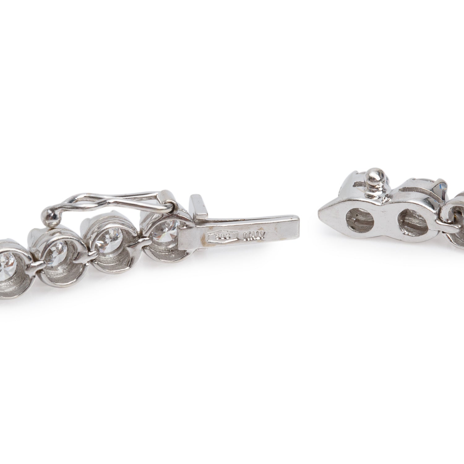14k White Gold 6.05 tcw. Diamond Tennis Bracelet